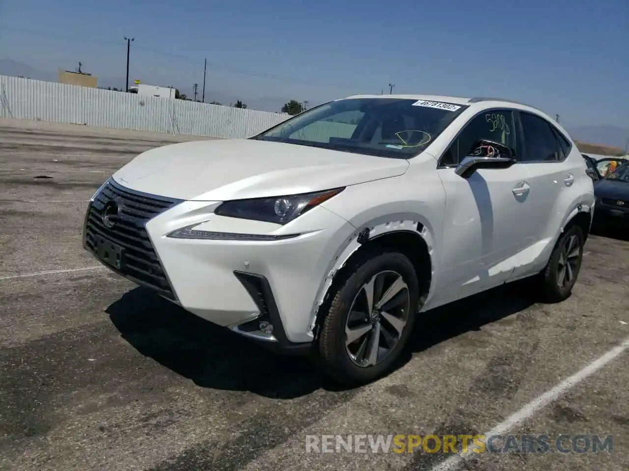 2 Фотография поврежденного автомобиля JTJGARBZ4M5026764 LEXUS NX 2021