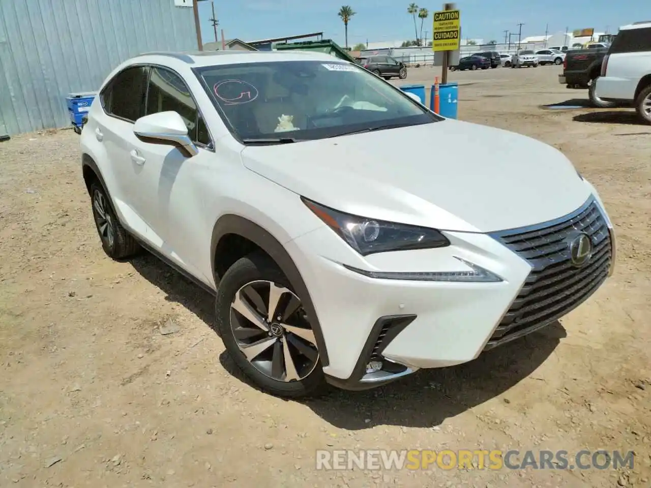 1 Фотография поврежденного автомобиля JTJGARBZ4M5030698 LEXUS NX 2021