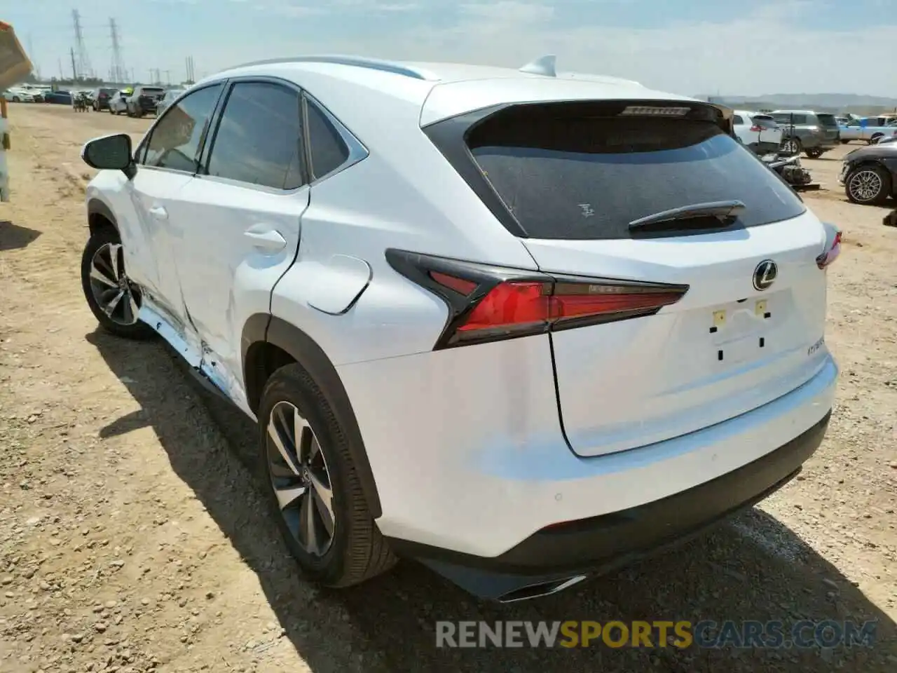 3 Фотография поврежденного автомобиля JTJGARBZ4M5030698 LEXUS NX 2021