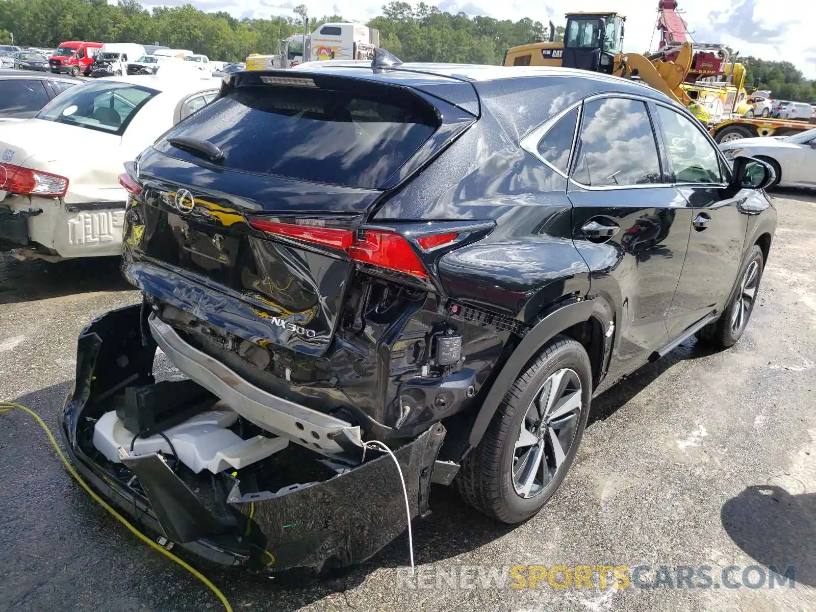 4 Photograph of a damaged car JTJGARBZ5M2181969 LEXUS NX 2021