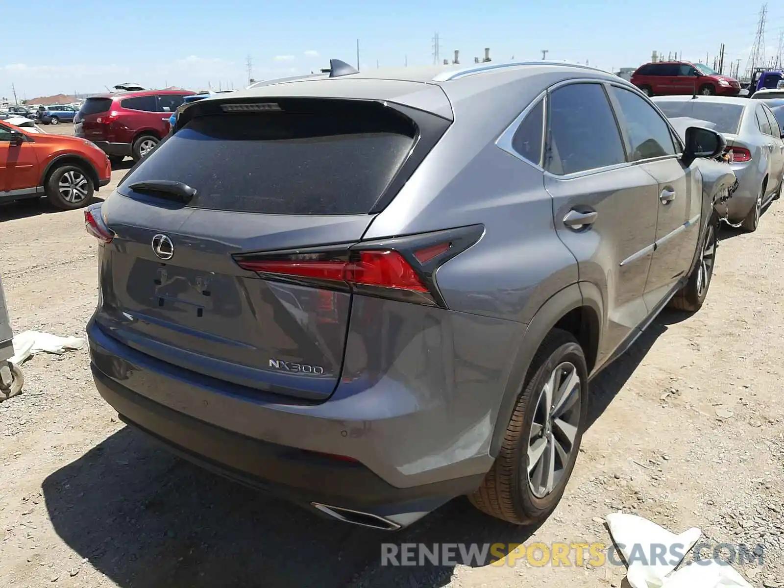 4 Фотография поврежденного автомобиля JTJGARBZ5M2183897 LEXUS NX 2021