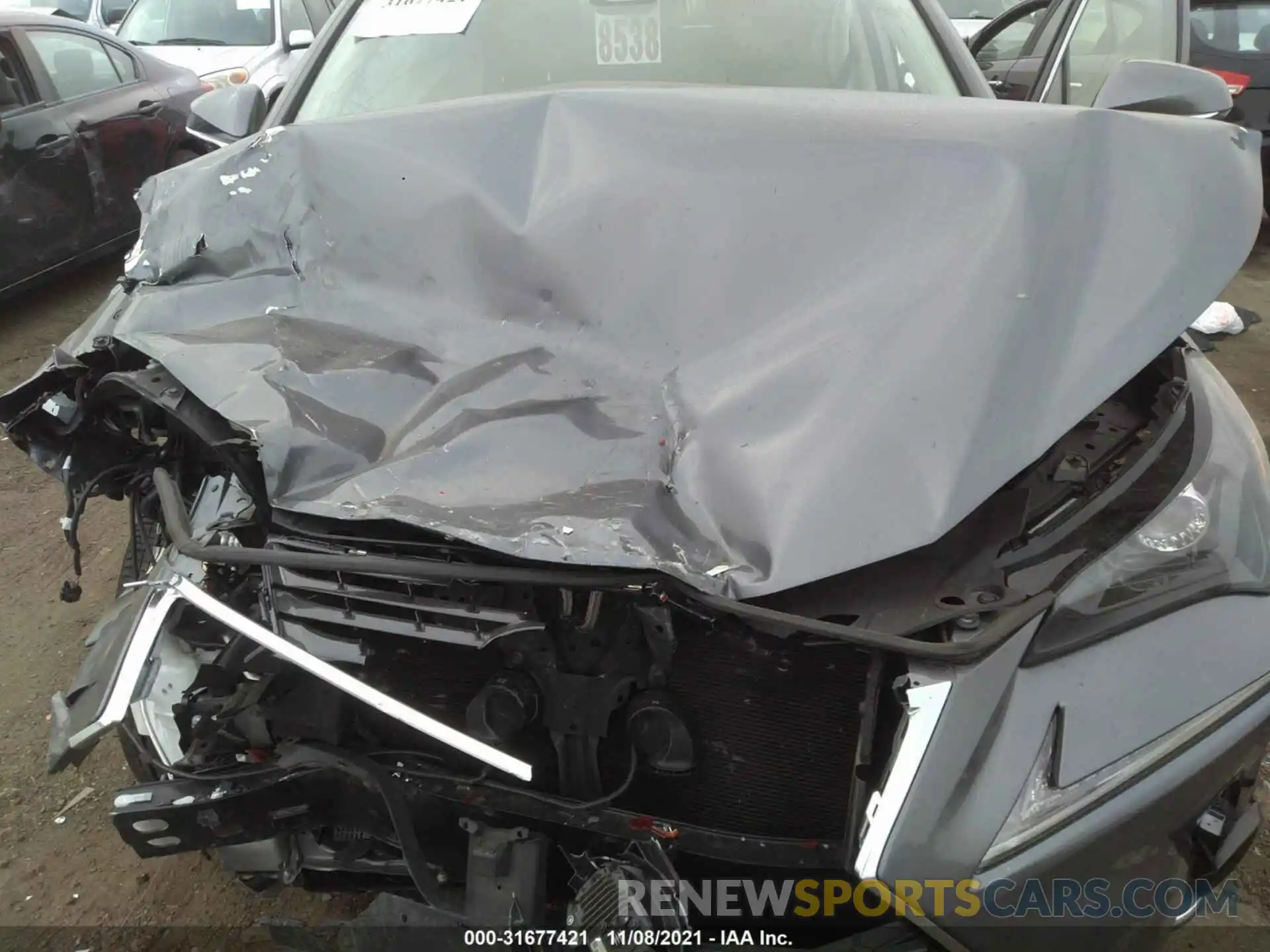 10 Photograph of a damaged car JTJGARBZ5M5022383 LEXUS NX 2021