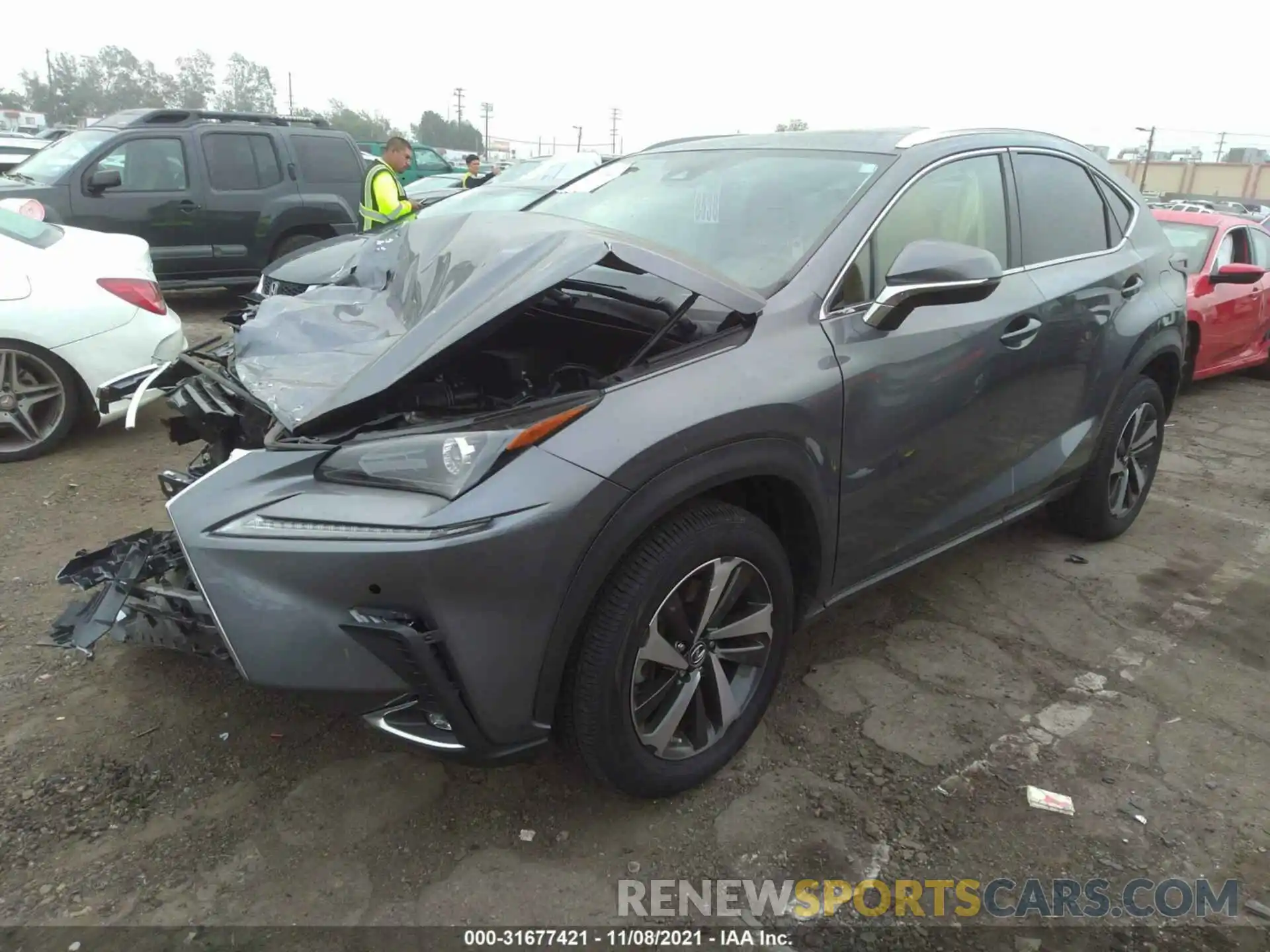 2 Photograph of a damaged car JTJGARBZ5M5022383 LEXUS NX 2021