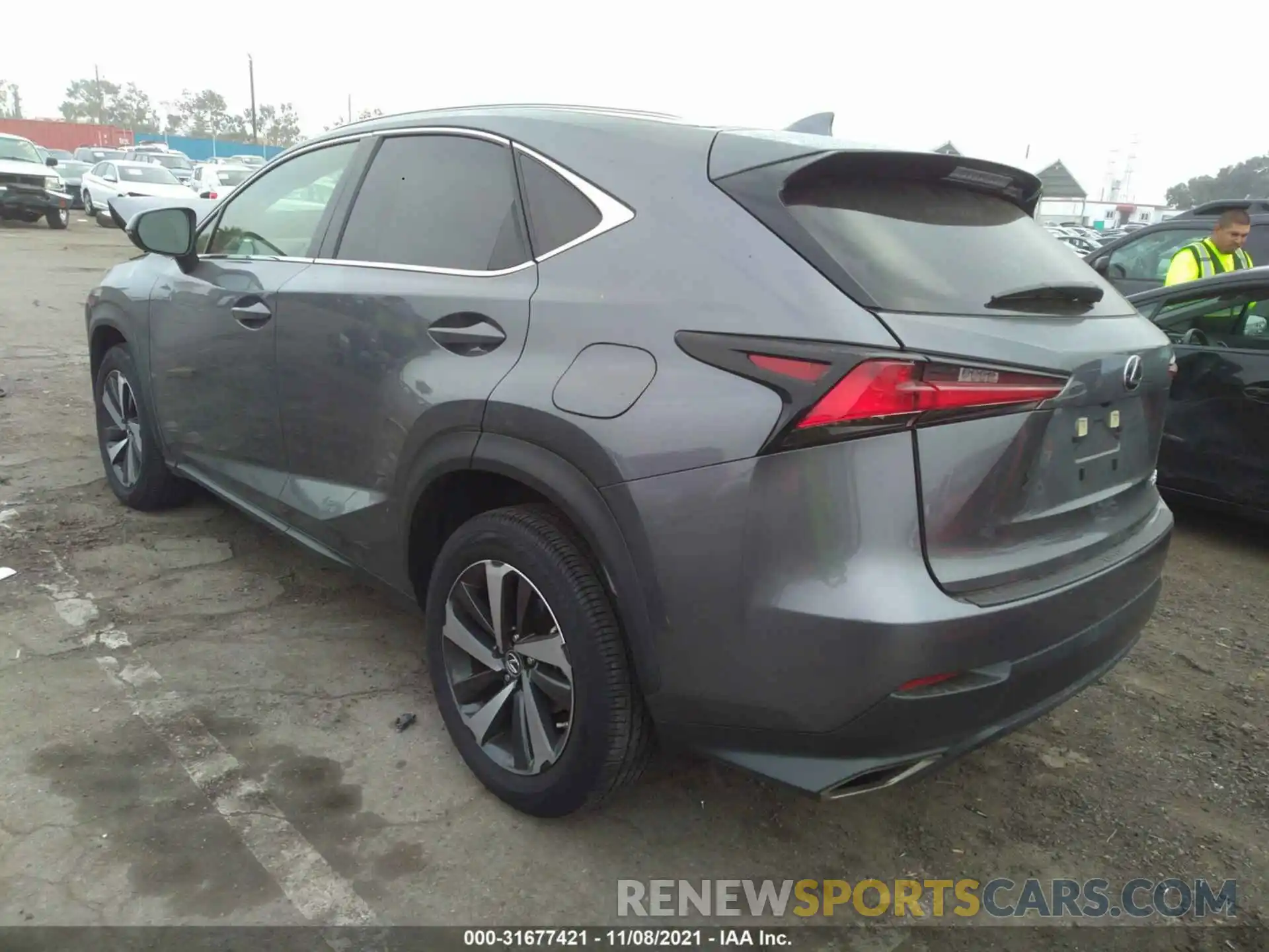 3 Photograph of a damaged car JTJGARBZ5M5022383 LEXUS NX 2021