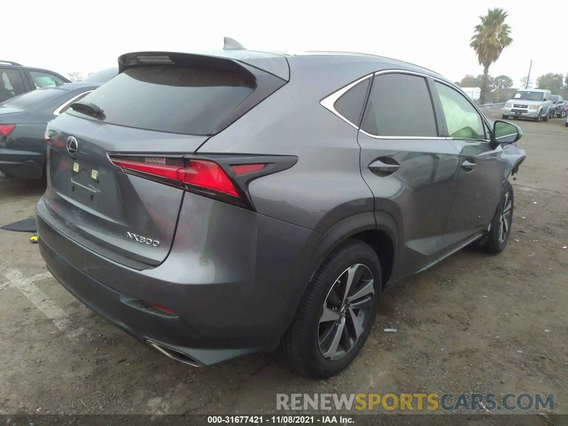 4 Photograph of a damaged car JTJGARBZ5M5022383 LEXUS NX 2021