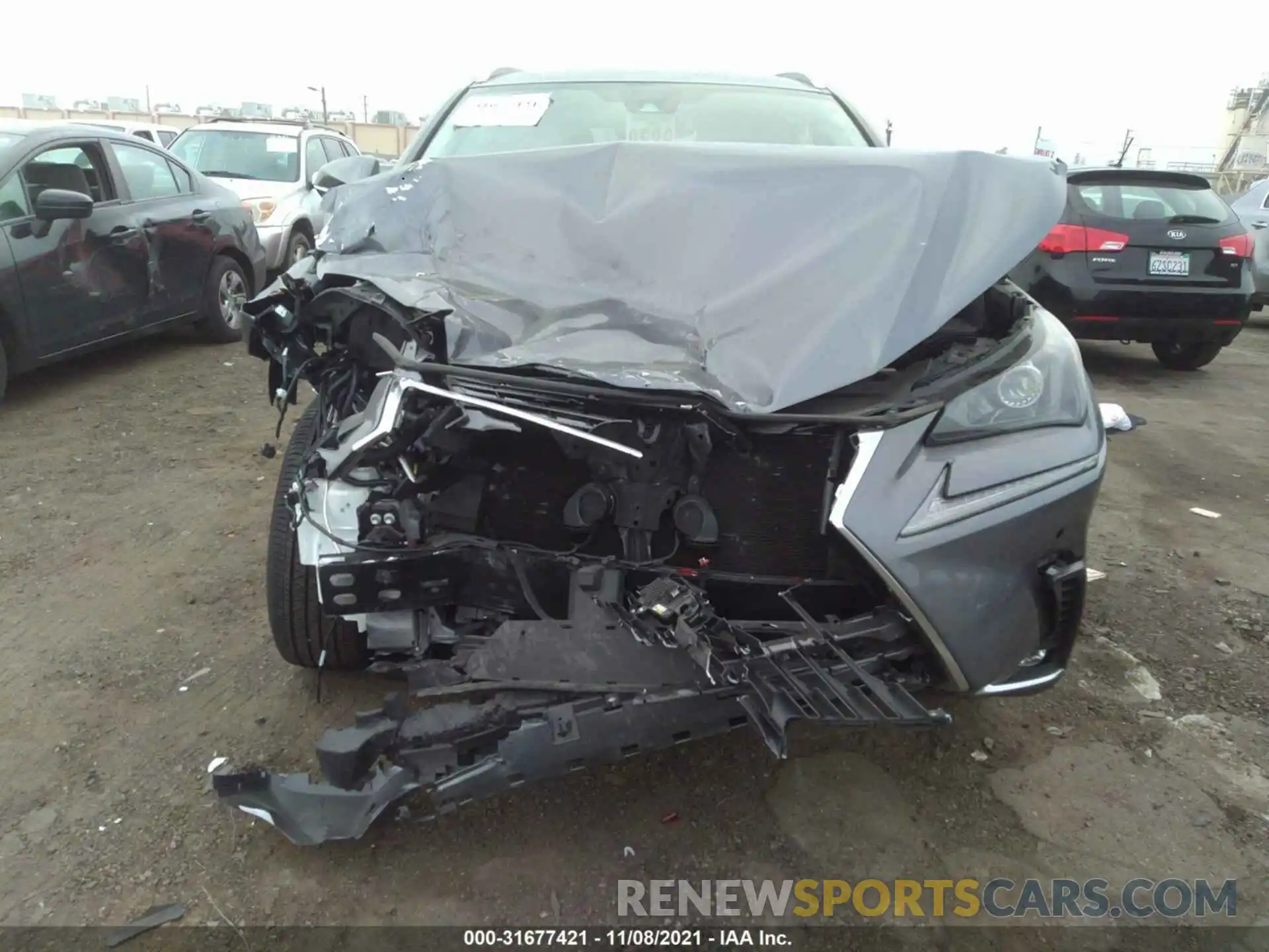 6 Photograph of a damaged car JTJGARBZ5M5022383 LEXUS NX 2021