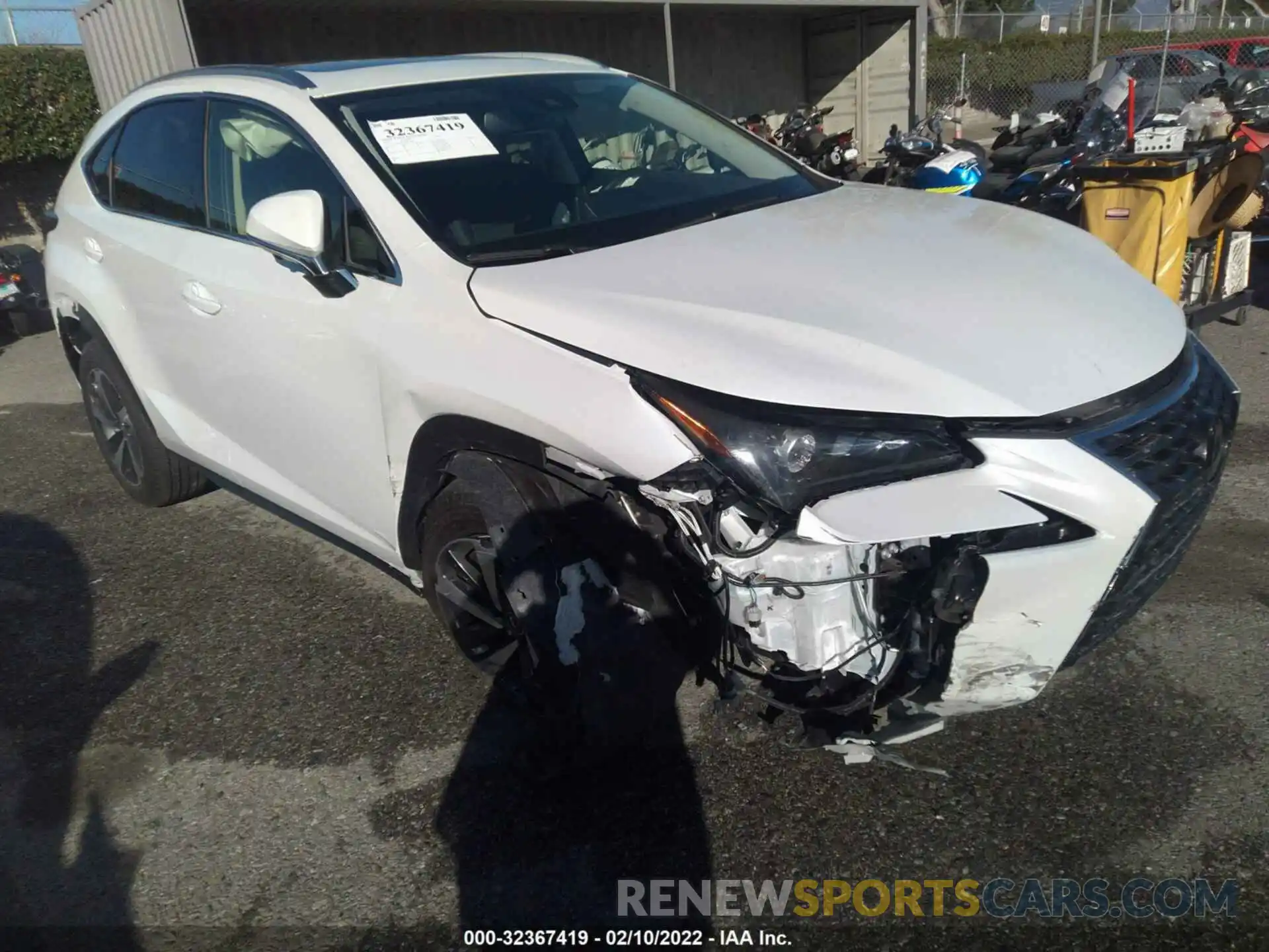 1 Photograph of a damaged car JTJGARBZ5M5024392 LEXUS NX 2021