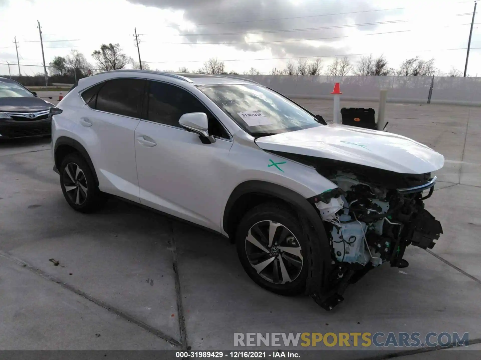 1 Photograph of a damaged car JTJGARBZ5M5029155 LEXUS NX 2021