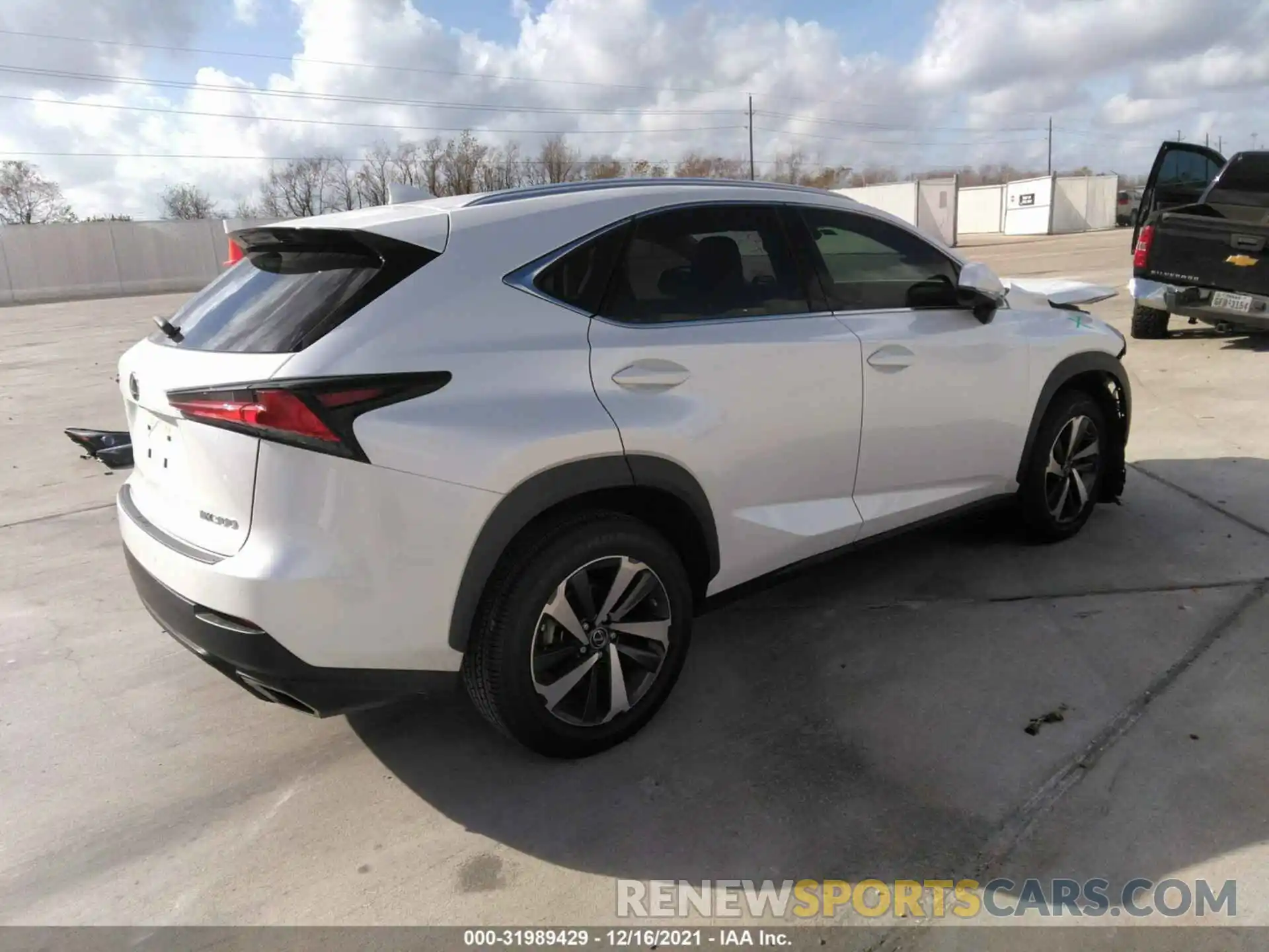 4 Фотография поврежденного автомобиля JTJGARBZ5M5029155 LEXUS NX 2021