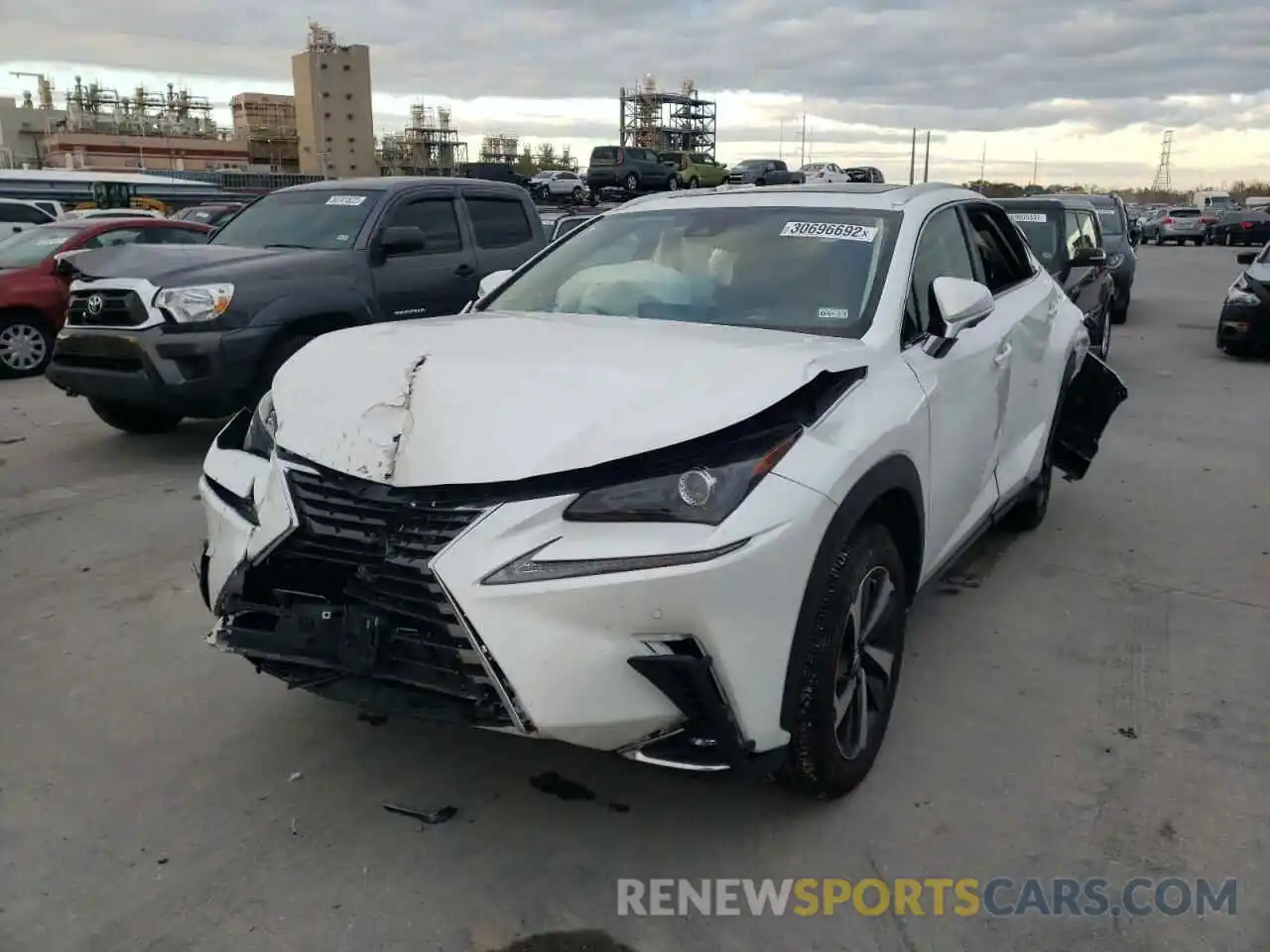 2 Фотография поврежденного автомобиля JTJGARBZ5M5029916 LEXUS NX 2021