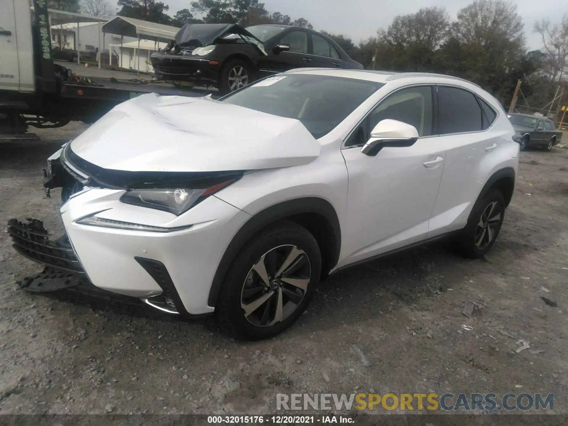 2 Фотография поврежденного автомобиля JTJGARBZ5M5033996 LEXUS NX 2021