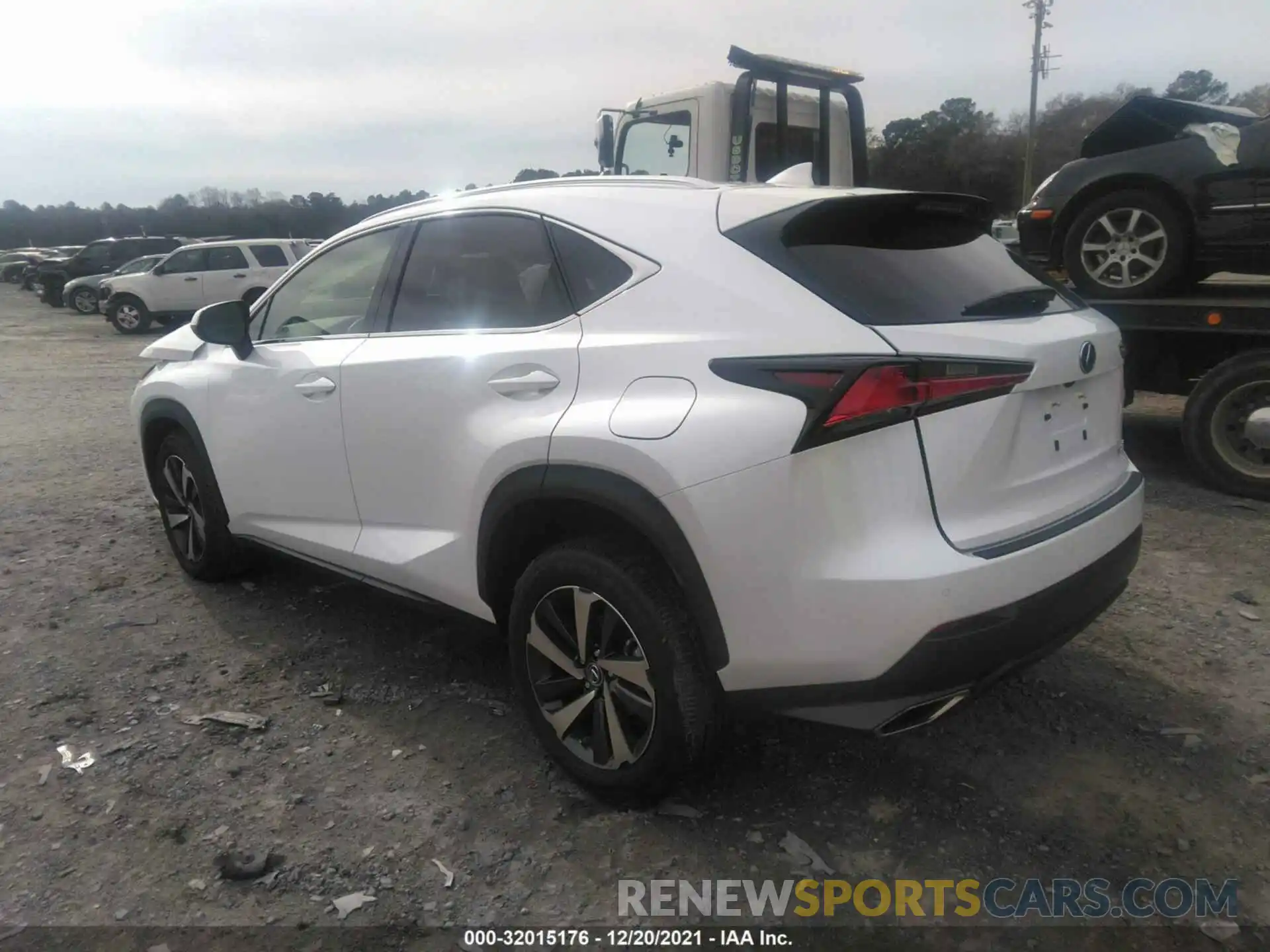 3 Фотография поврежденного автомобиля JTJGARBZ5M5033996 LEXUS NX 2021