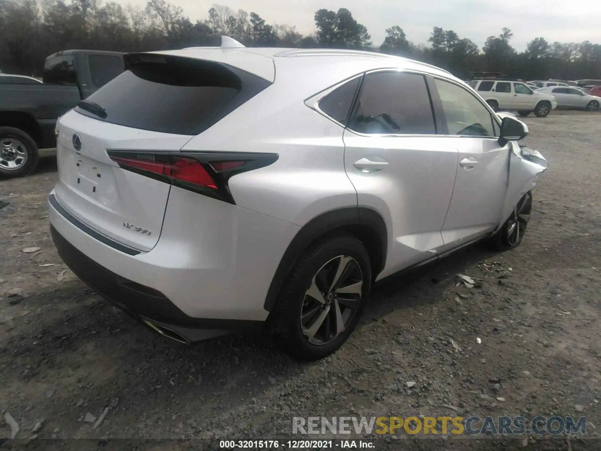 4 Фотография поврежденного автомобиля JTJGARBZ5M5033996 LEXUS NX 2021