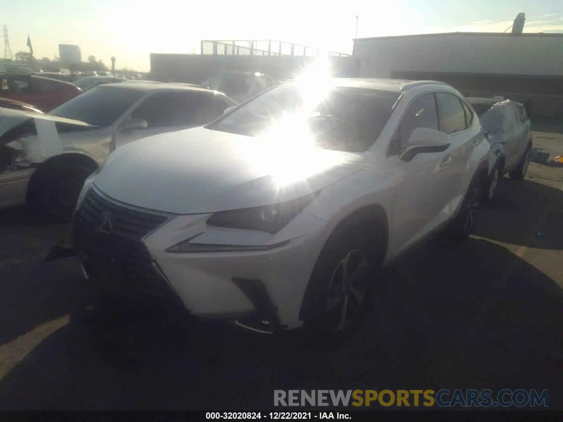 2 Фотография поврежденного автомобиля JTJGARBZ5M5035814 LEXUS NX 2021