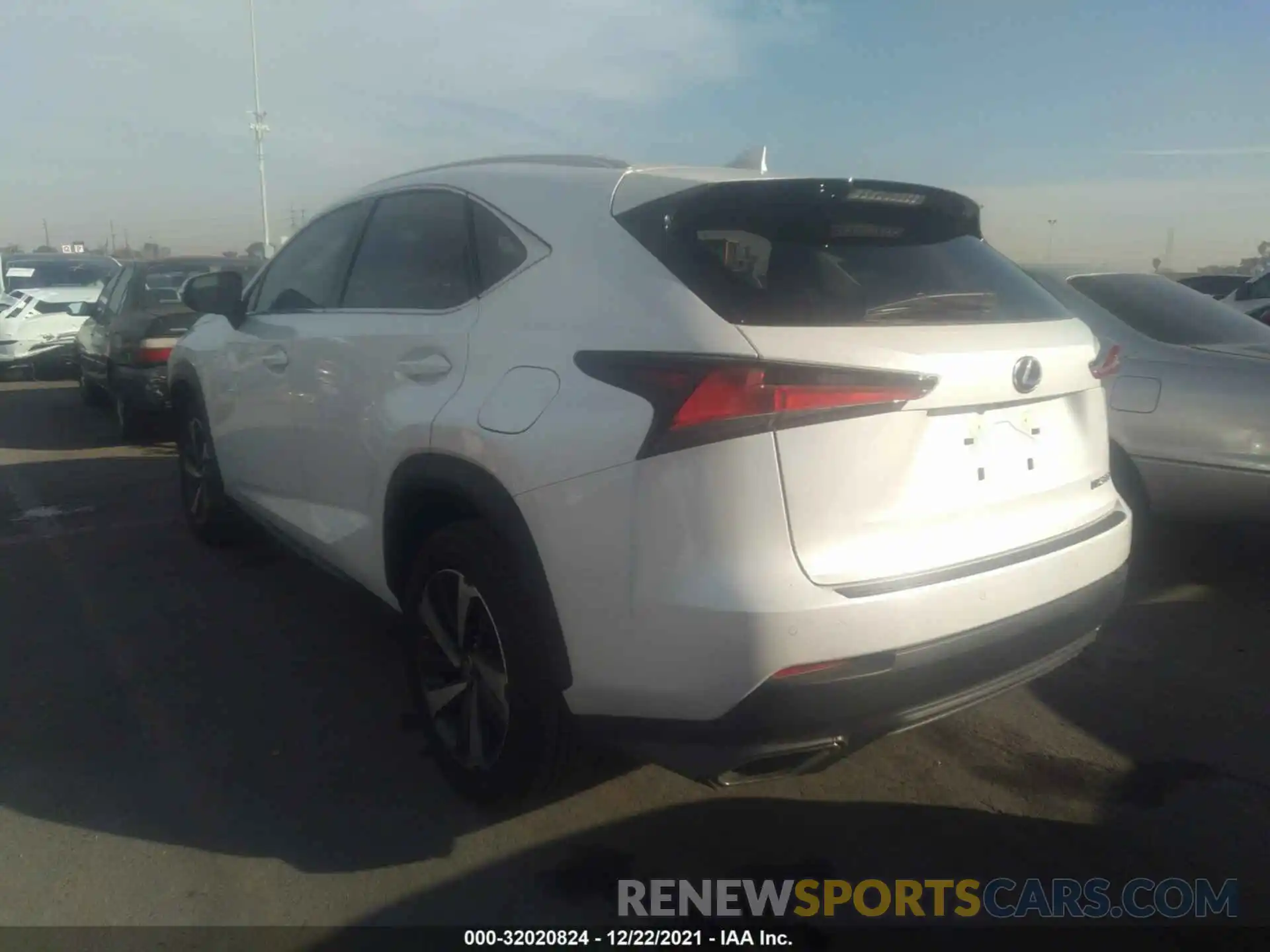 3 Фотография поврежденного автомобиля JTJGARBZ5M5035814 LEXUS NX 2021