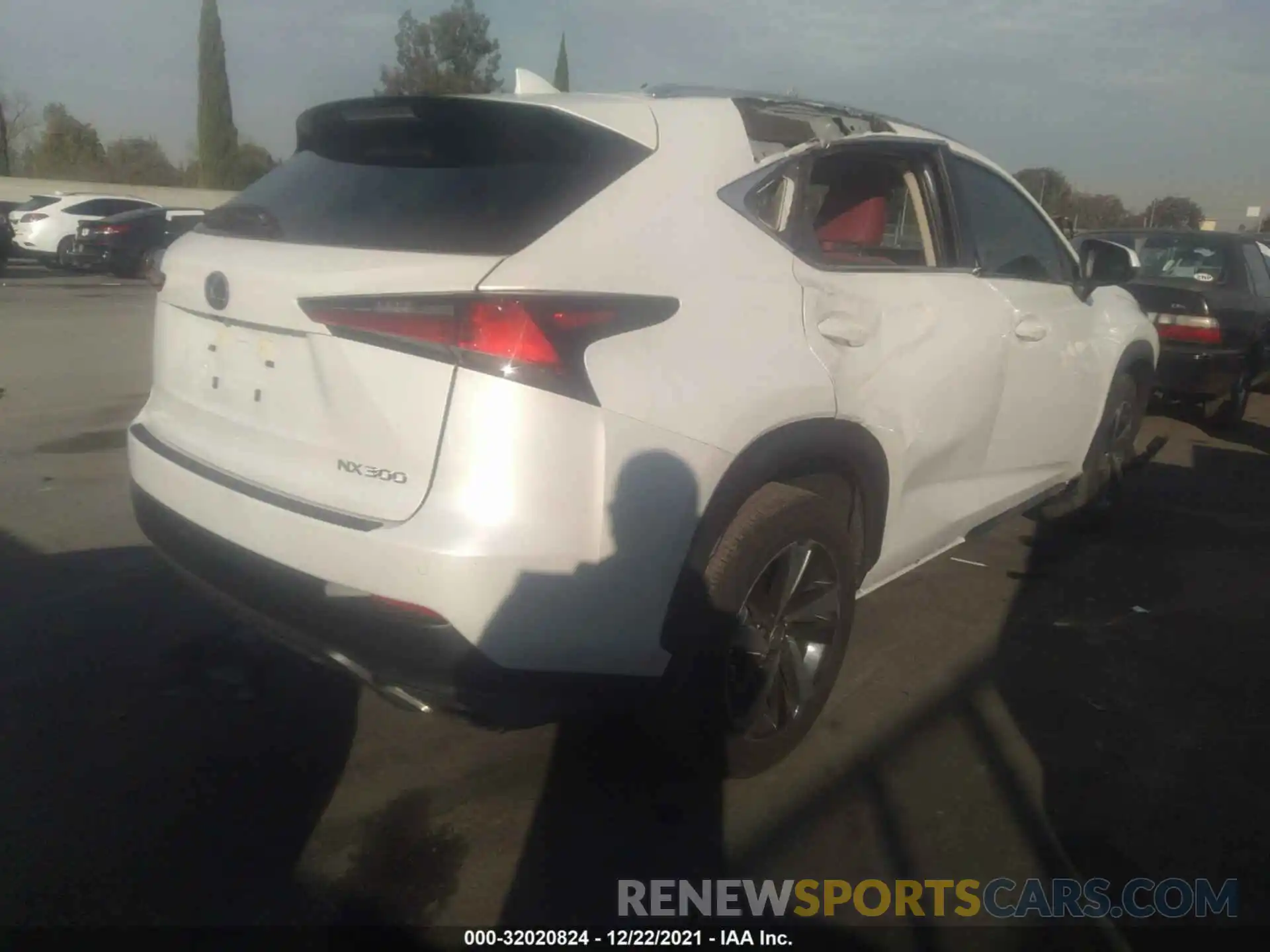 4 Фотография поврежденного автомобиля JTJGARBZ5M5035814 LEXUS NX 2021