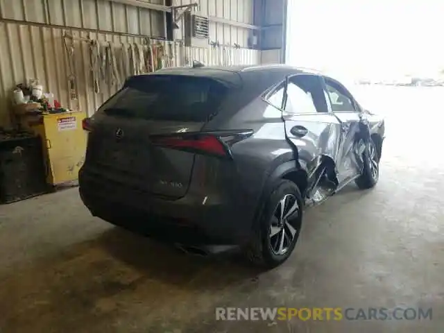 4 Photograph of a damaged car JTJGARBZ6M2179180 LEXUS NX 2021