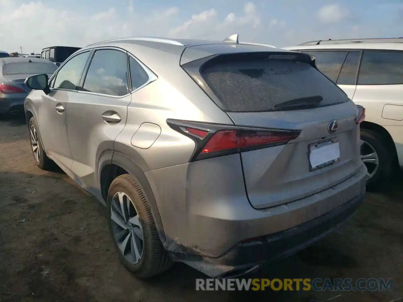 3 Photograph of a damaged car JTJGARBZ6M2181057 LEXUS NX 2021