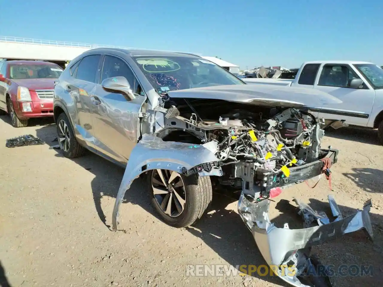 1 Photograph of a damaged car JTJGARBZ6M2184704 LEXUS NX 2021