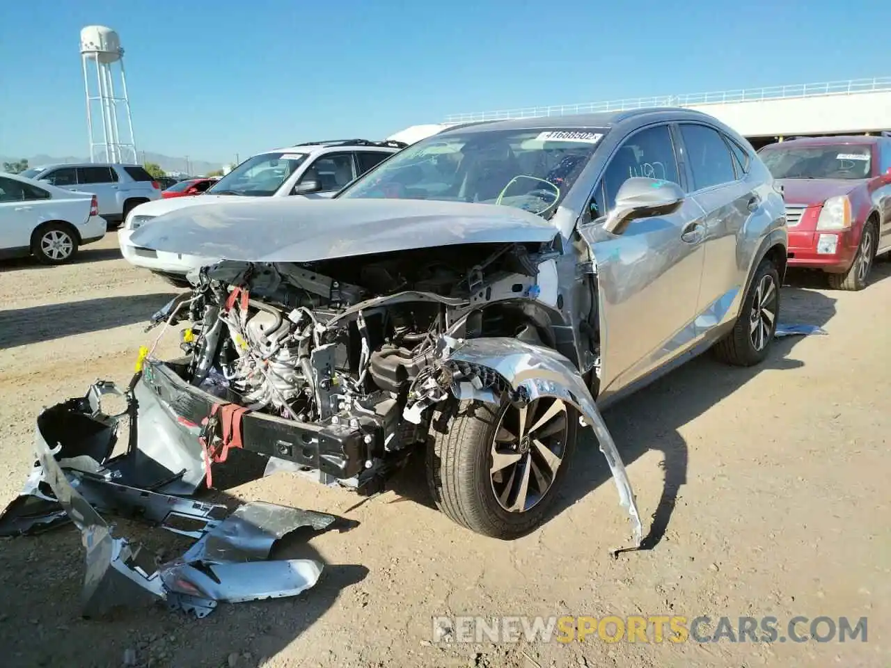 2 Photograph of a damaged car JTJGARBZ6M2184704 LEXUS NX 2021