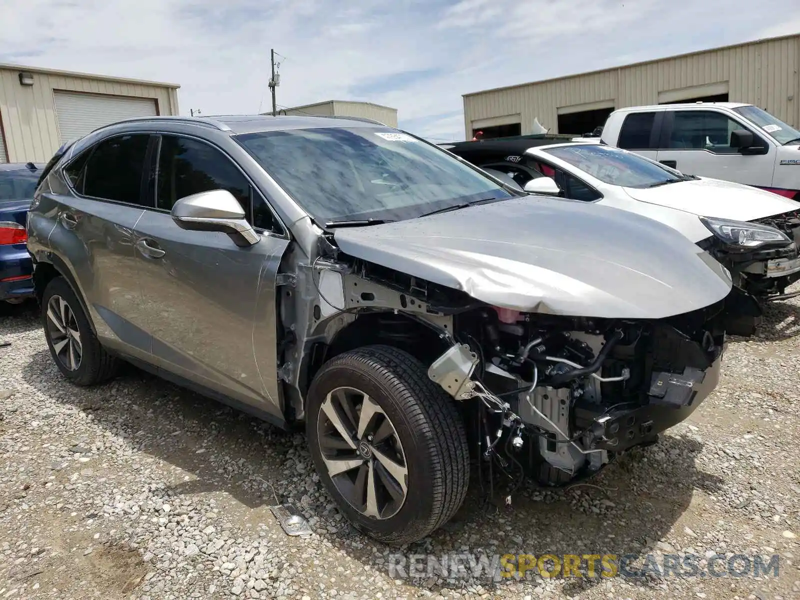 1 Photograph of a damaged car JTJGARBZ6M2187960 LEXUS NX 2021