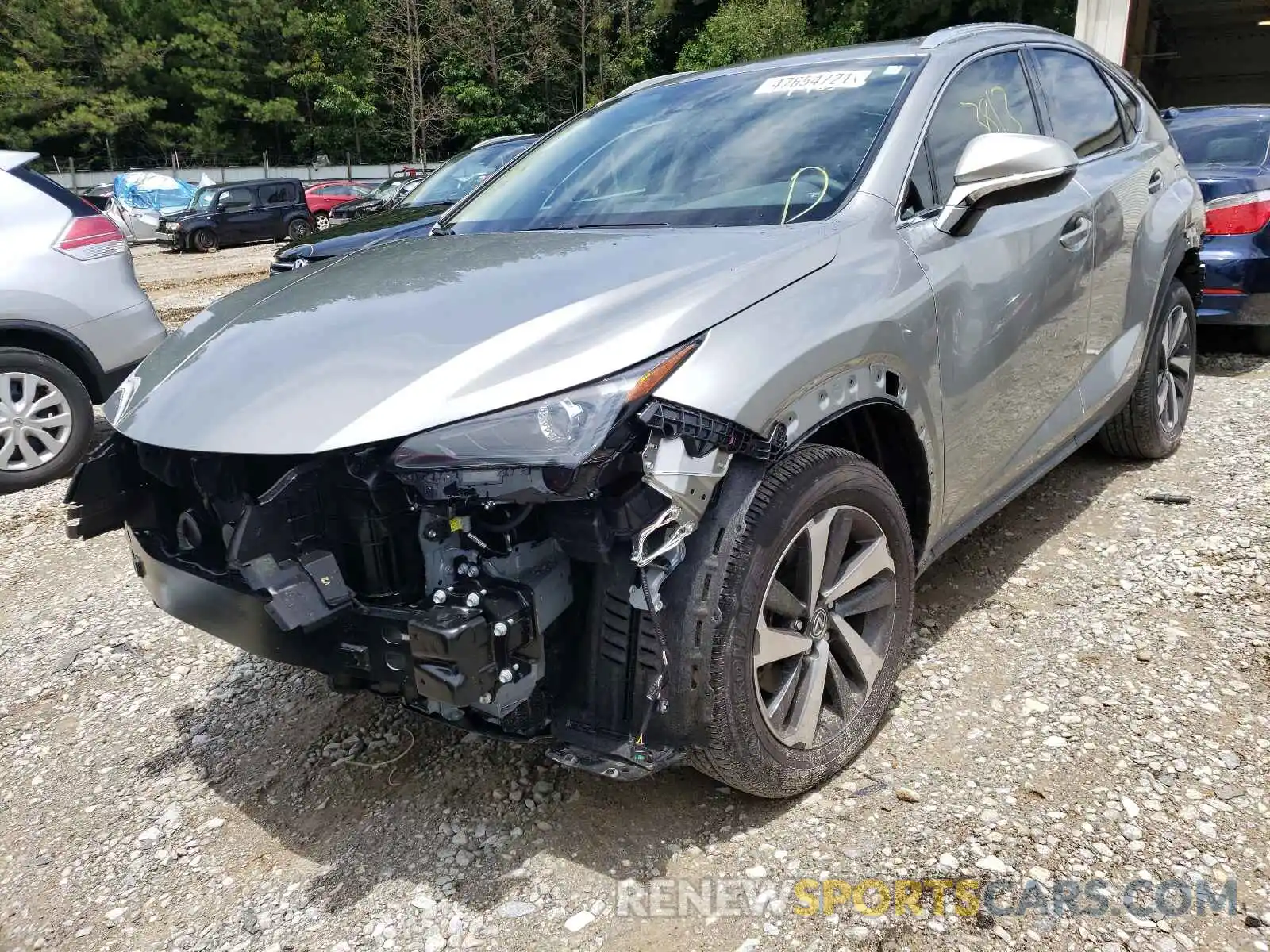 2 Фотография поврежденного автомобиля JTJGARBZ6M2187960 LEXUS NX 2021