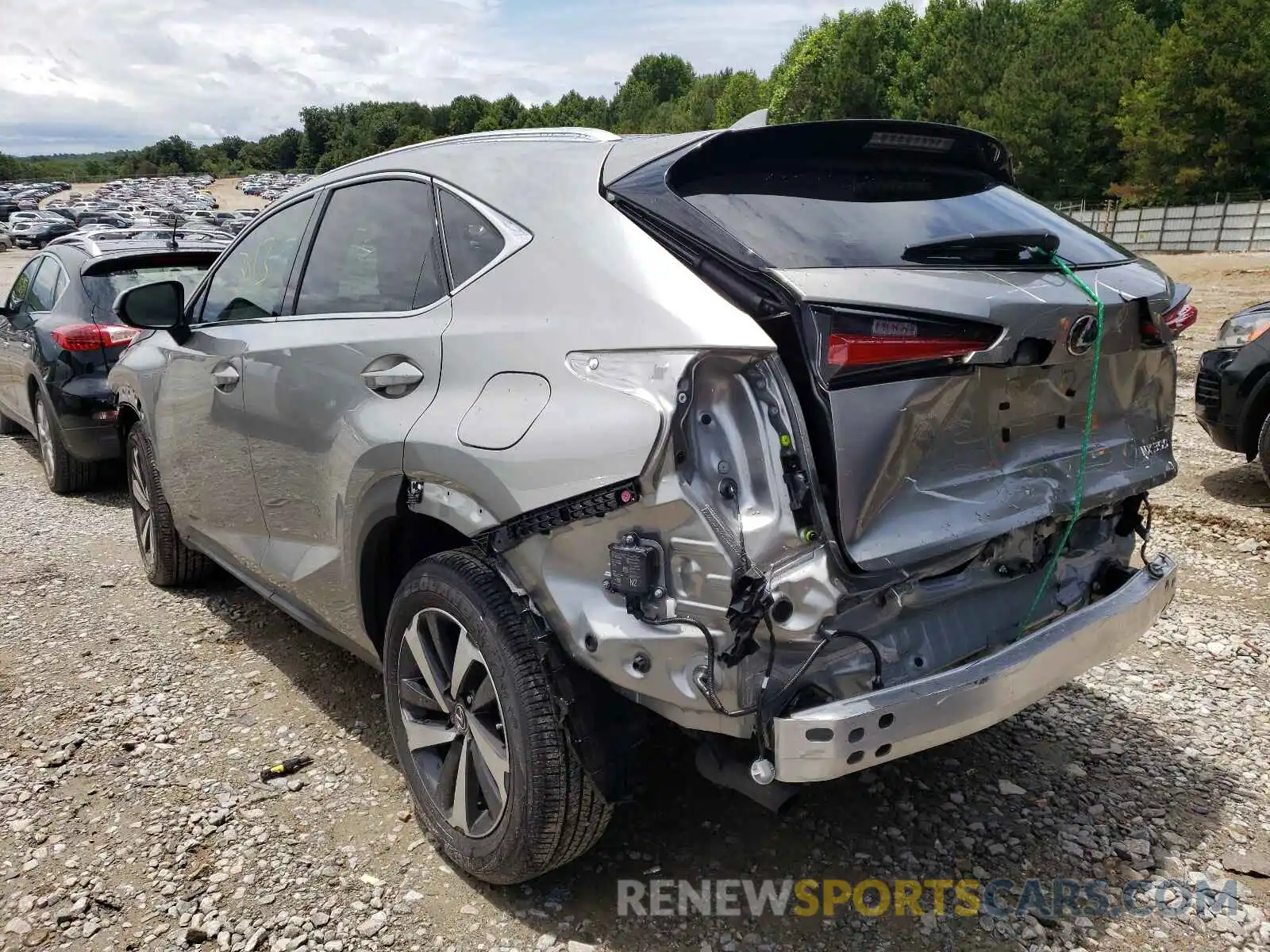 3 Photograph of a damaged car JTJGARBZ6M2187960 LEXUS NX 2021