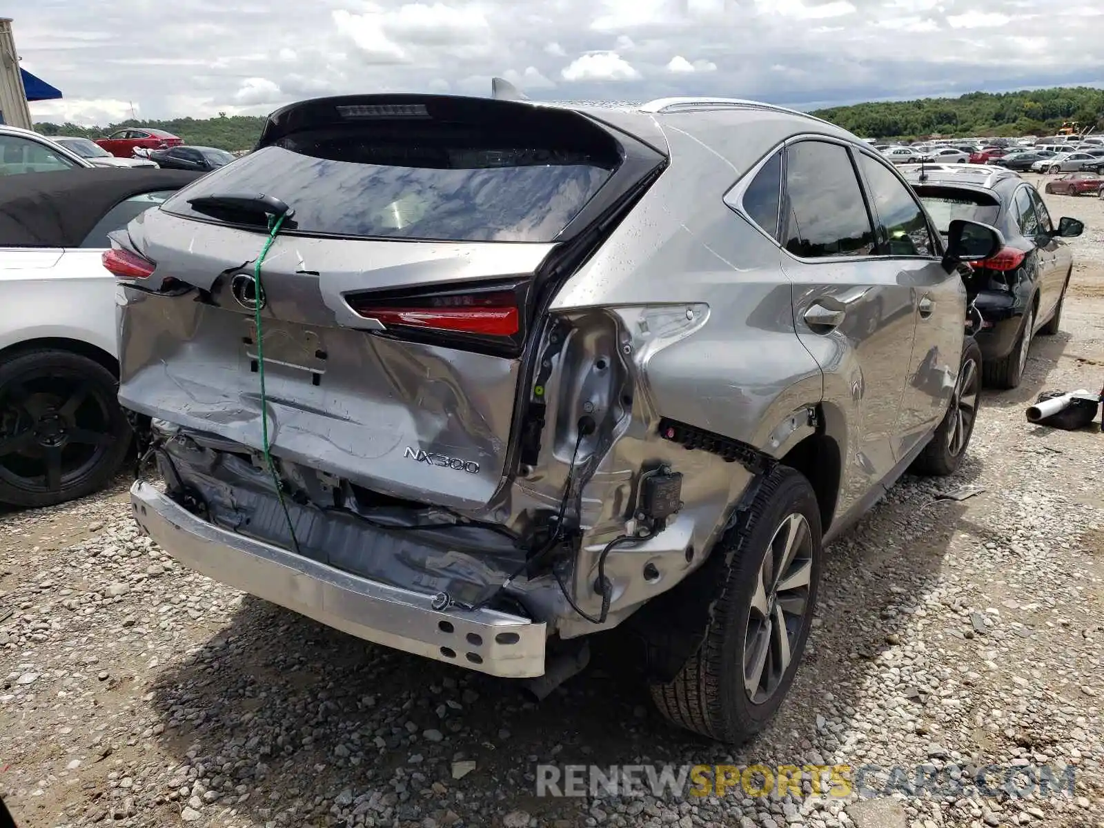 4 Photograph of a damaged car JTJGARBZ6M2187960 LEXUS NX 2021