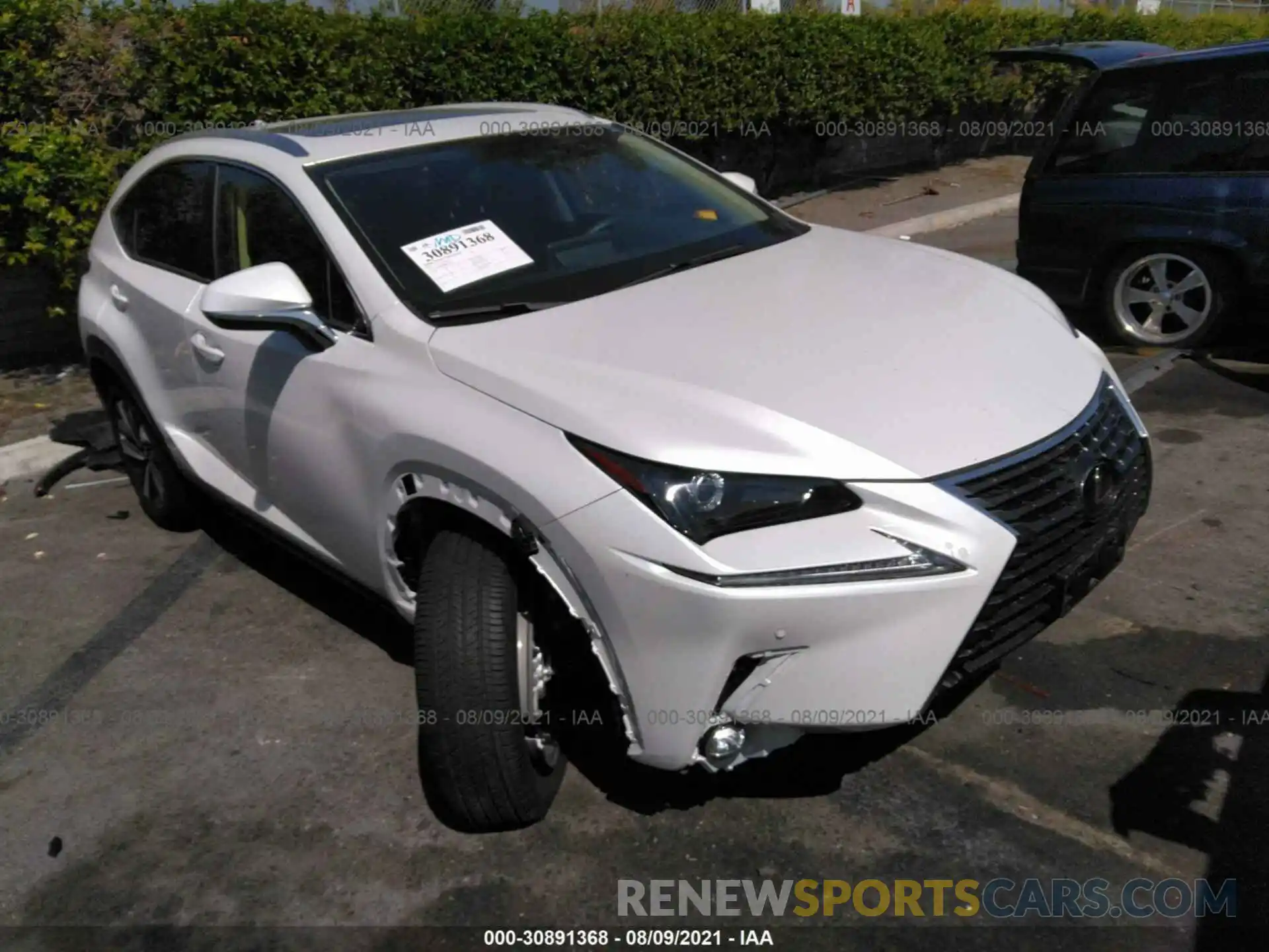 1 Photograph of a damaged car JTJGARBZ6M5026023 LEXUS NX 2021