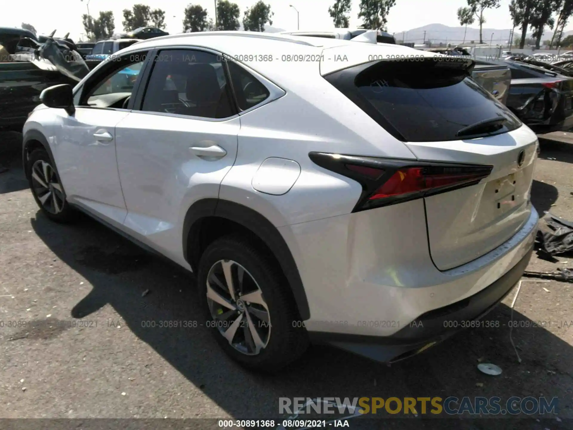 3 Photograph of a damaged car JTJGARBZ6M5026023 LEXUS NX 2021