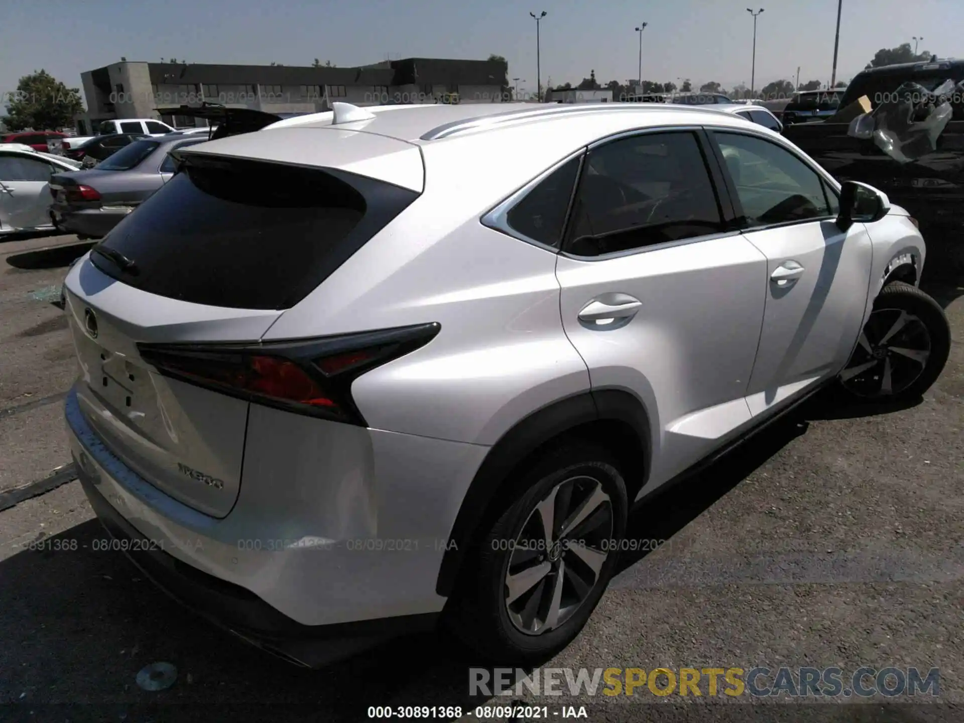 4 Фотография поврежденного автомобиля JTJGARBZ6M5026023 LEXUS NX 2021