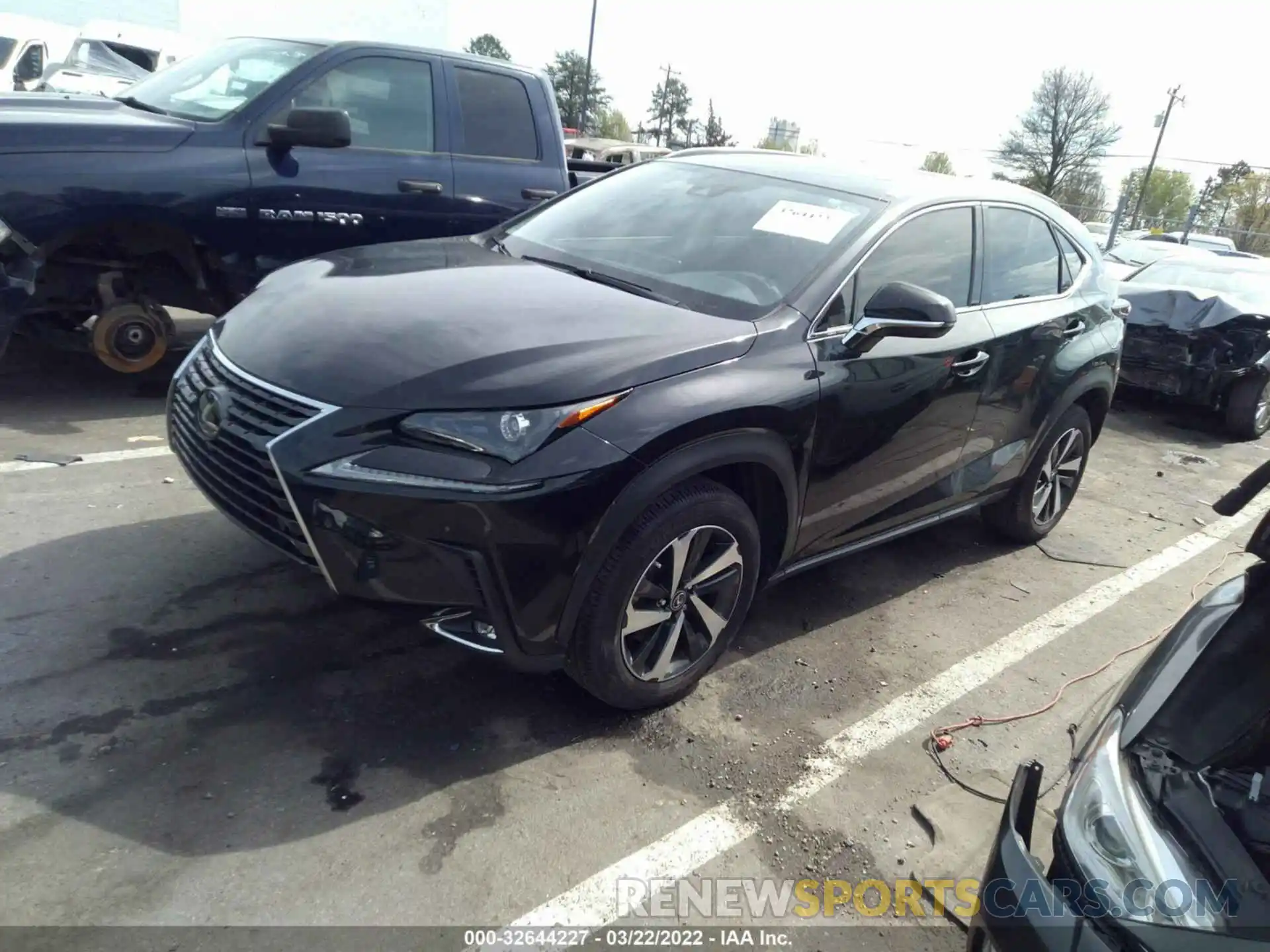 2 Фотография поврежденного автомобиля JTJGARBZ7M2180371 LEXUS NX 2021