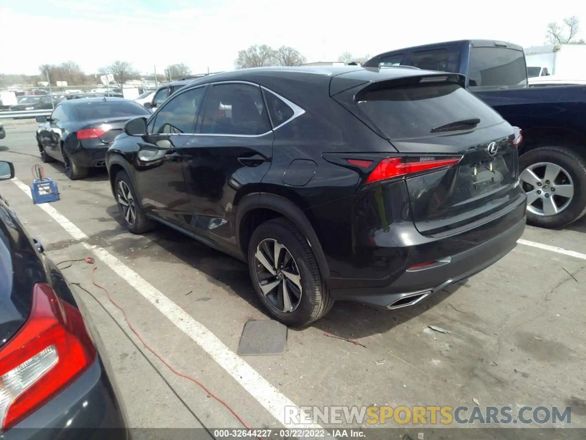 3 Фотография поврежденного автомобиля JTJGARBZ7M2180371 LEXUS NX 2021