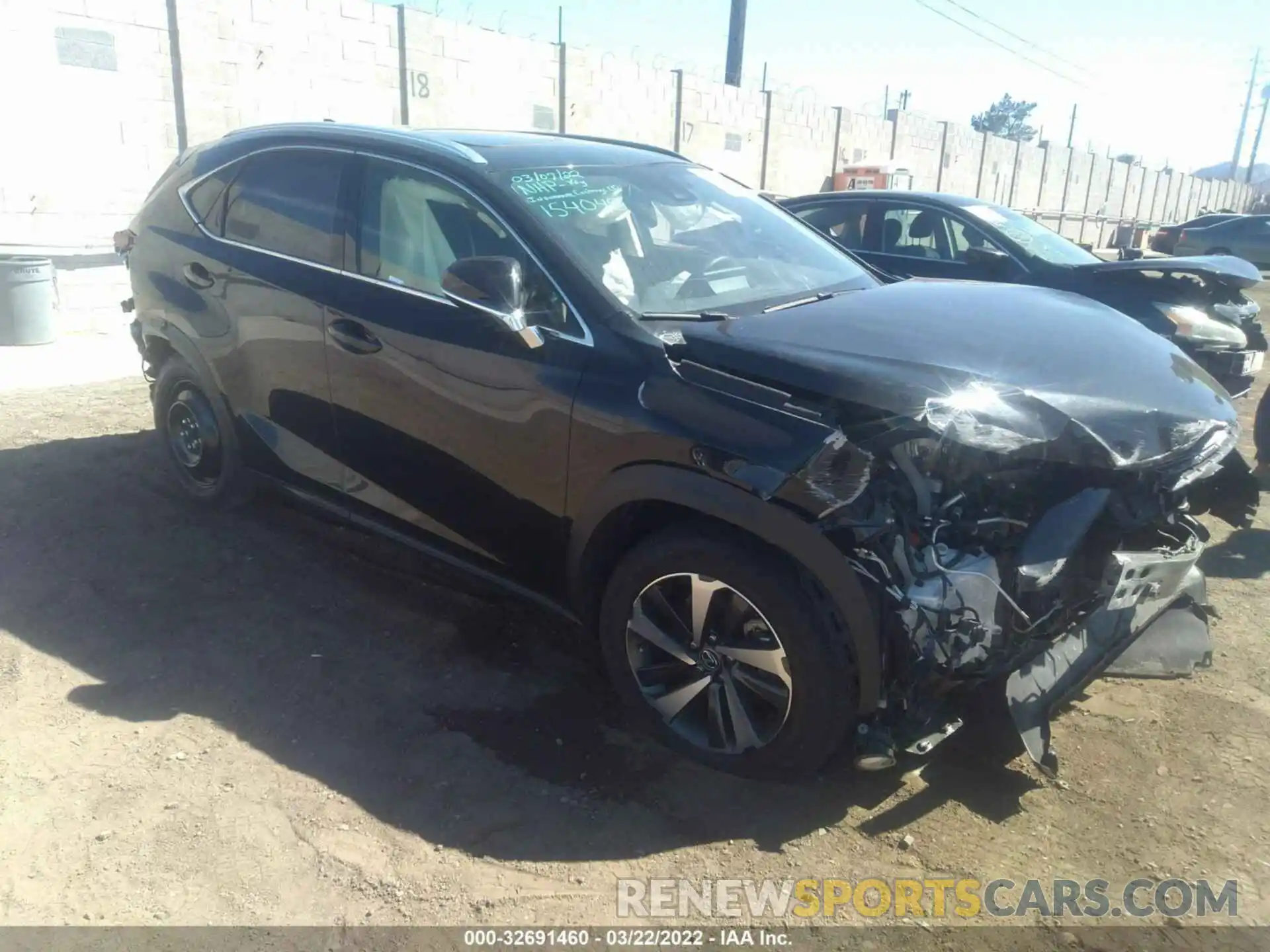 1 Photograph of a damaged car JTJGARBZ7M2181214 LEXUS NX 2021