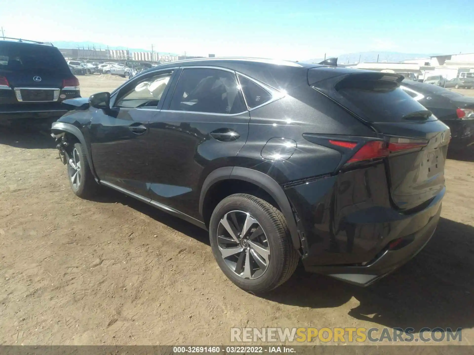 3 Photograph of a damaged car JTJGARBZ7M2181214 LEXUS NX 2021