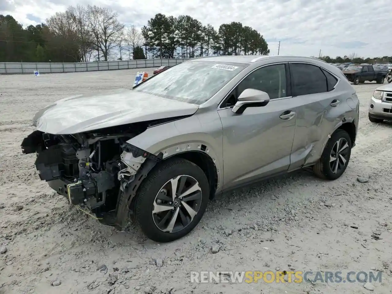 1 Photograph of a damaged car JTJGARBZ7M2183304 LEXUS NX 2021