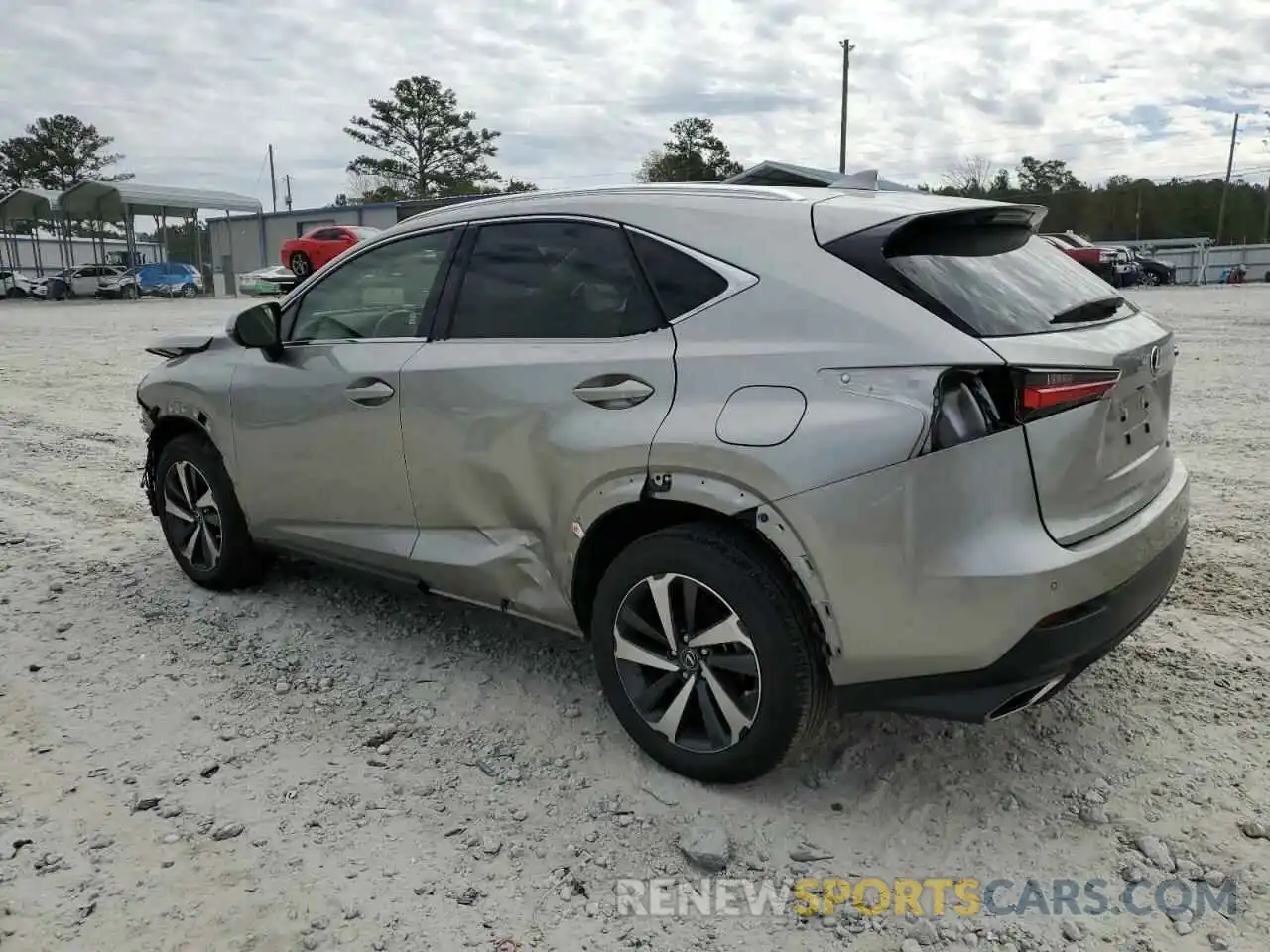 2 Фотография поврежденного автомобиля JTJGARBZ7M2183304 LEXUS NX 2021