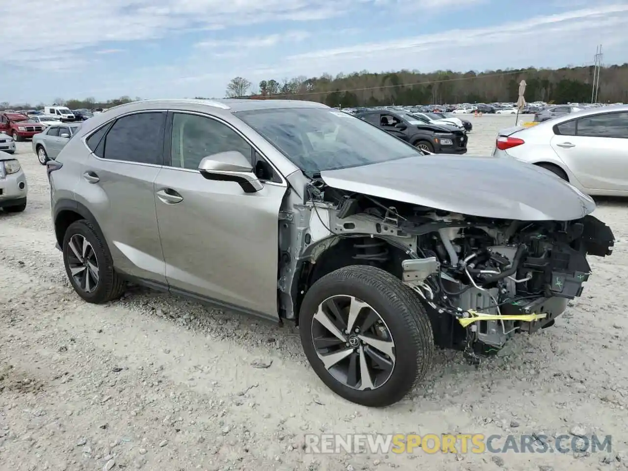 4 Photograph of a damaged car JTJGARBZ7M2183304 LEXUS NX 2021