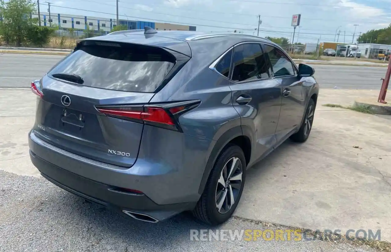 4 Photograph of a damaged car JTJGARBZ7M2183691 LEXUS NX 2021