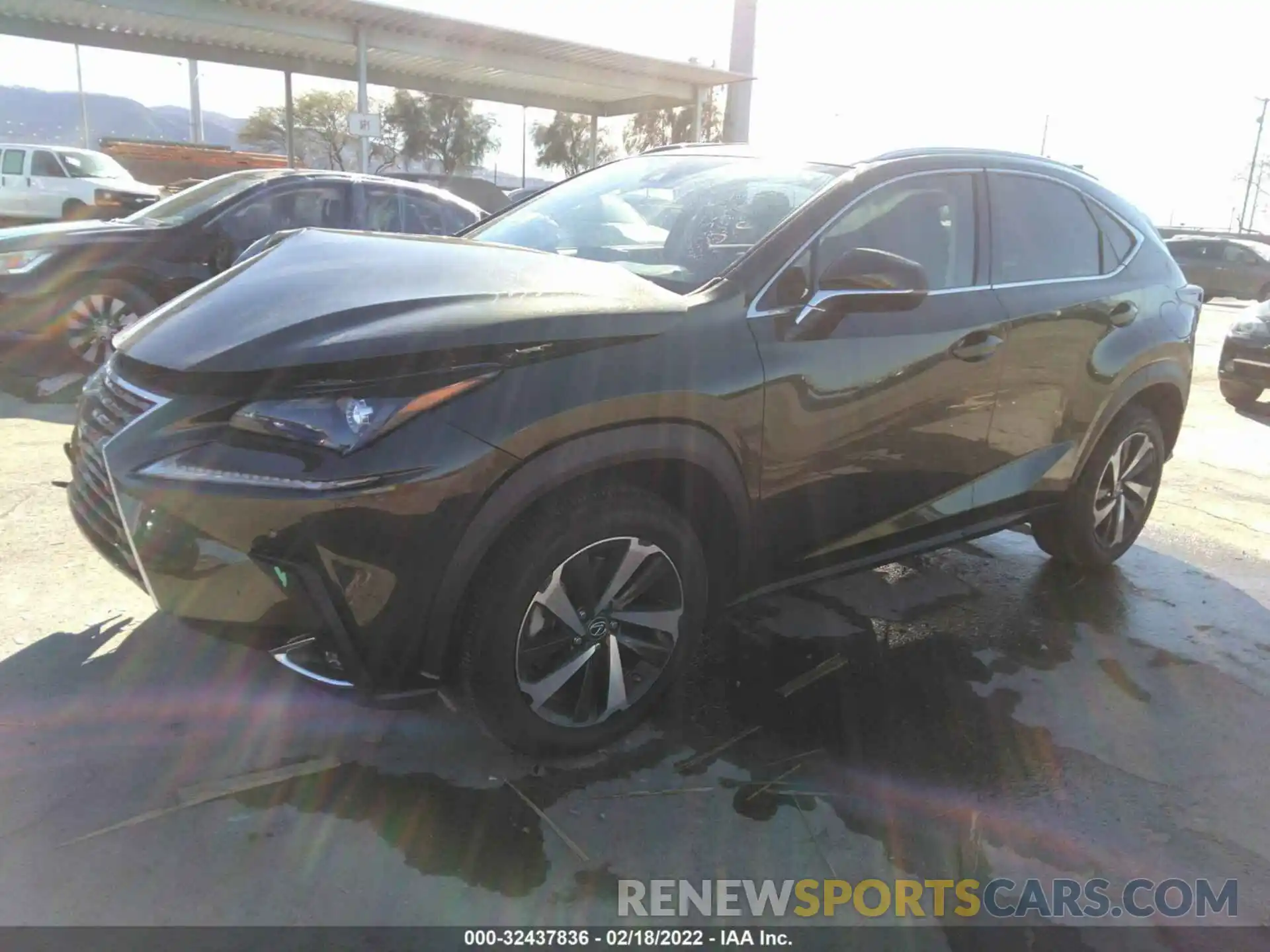 2 Фотография поврежденного автомобиля JTJGARBZ7M2184663 LEXUS NX 2021