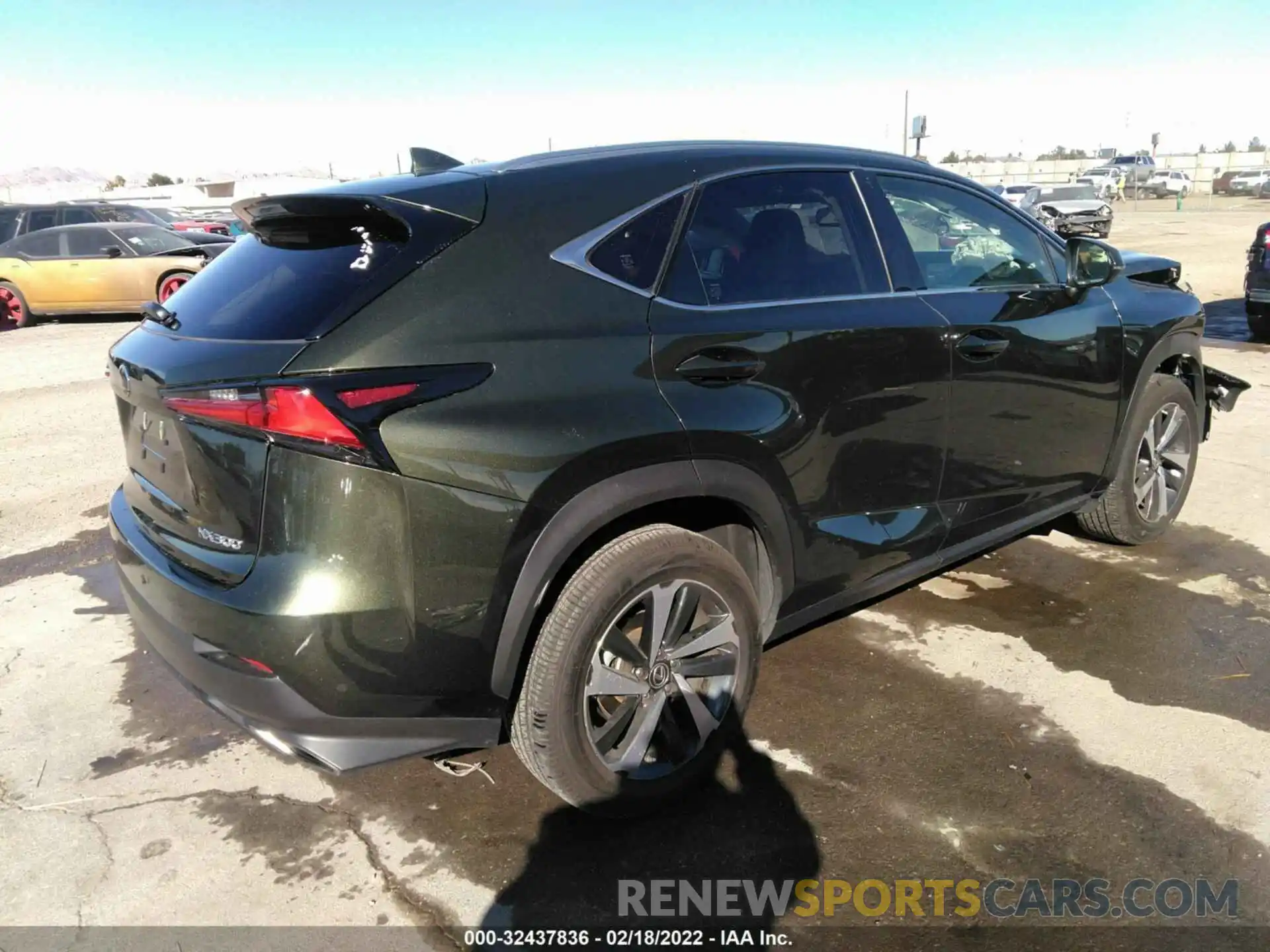 4 Фотография поврежденного автомобиля JTJGARBZ7M2184663 LEXUS NX 2021