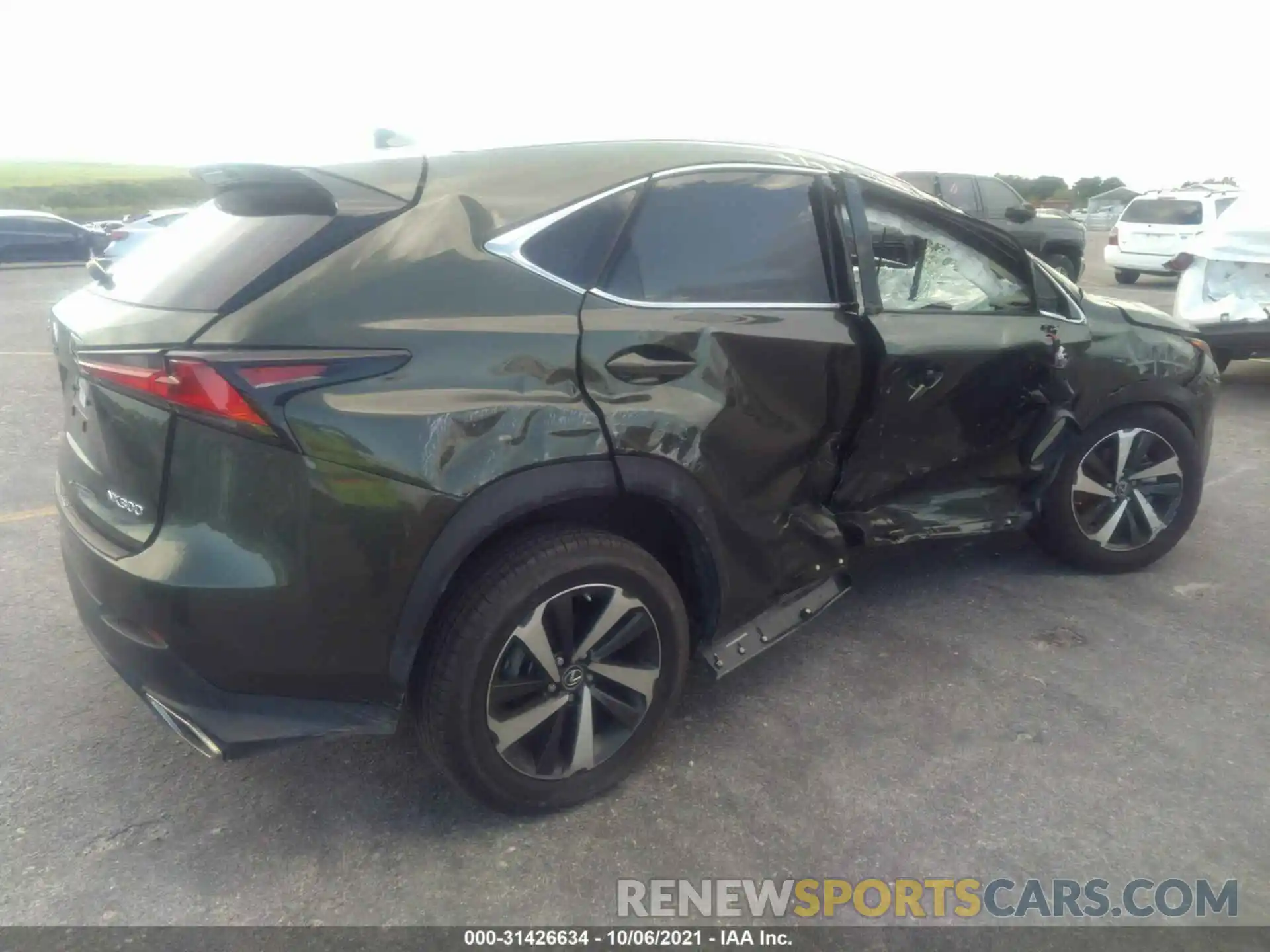 4 Фотография поврежденного автомобиля JTJGARBZ7M2187157 LEXUS NX 2021