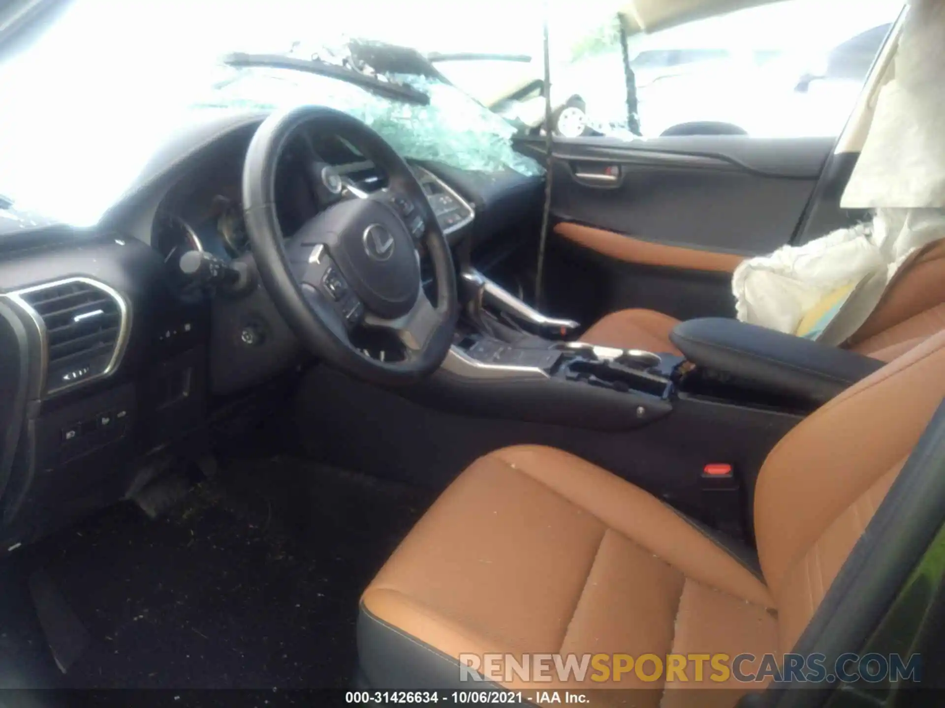 5 Photograph of a damaged car JTJGARBZ7M2187157 LEXUS NX 2021