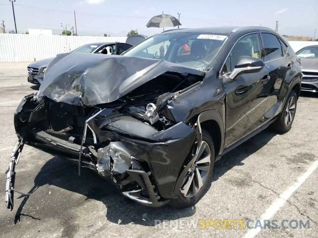 2 Photograph of a damaged car JTJGARBZ7M2198501 LEXUS NX 2021