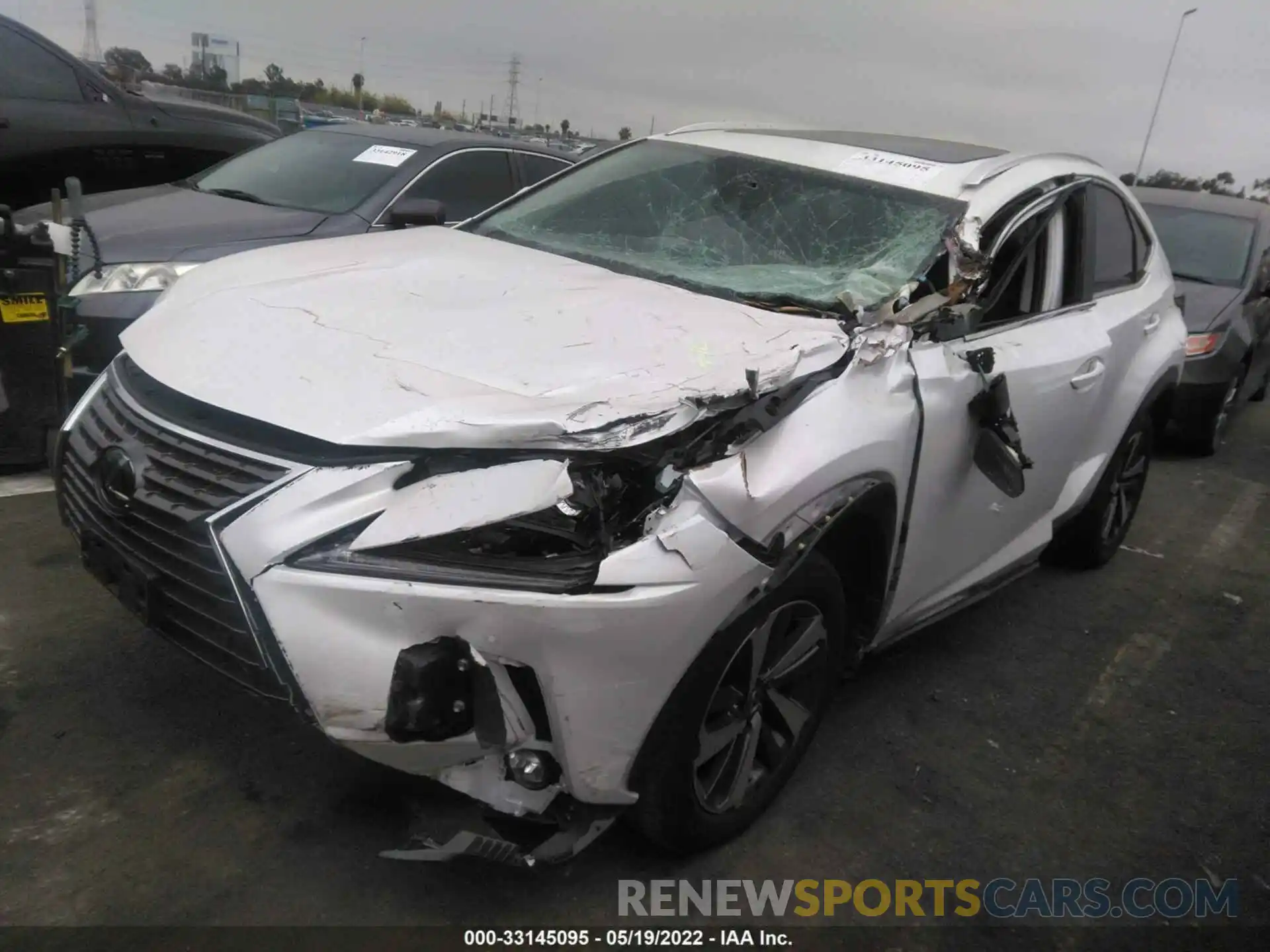 2 Фотография поврежденного автомобиля JTJGARBZ7M5028699 LEXUS NX 2021