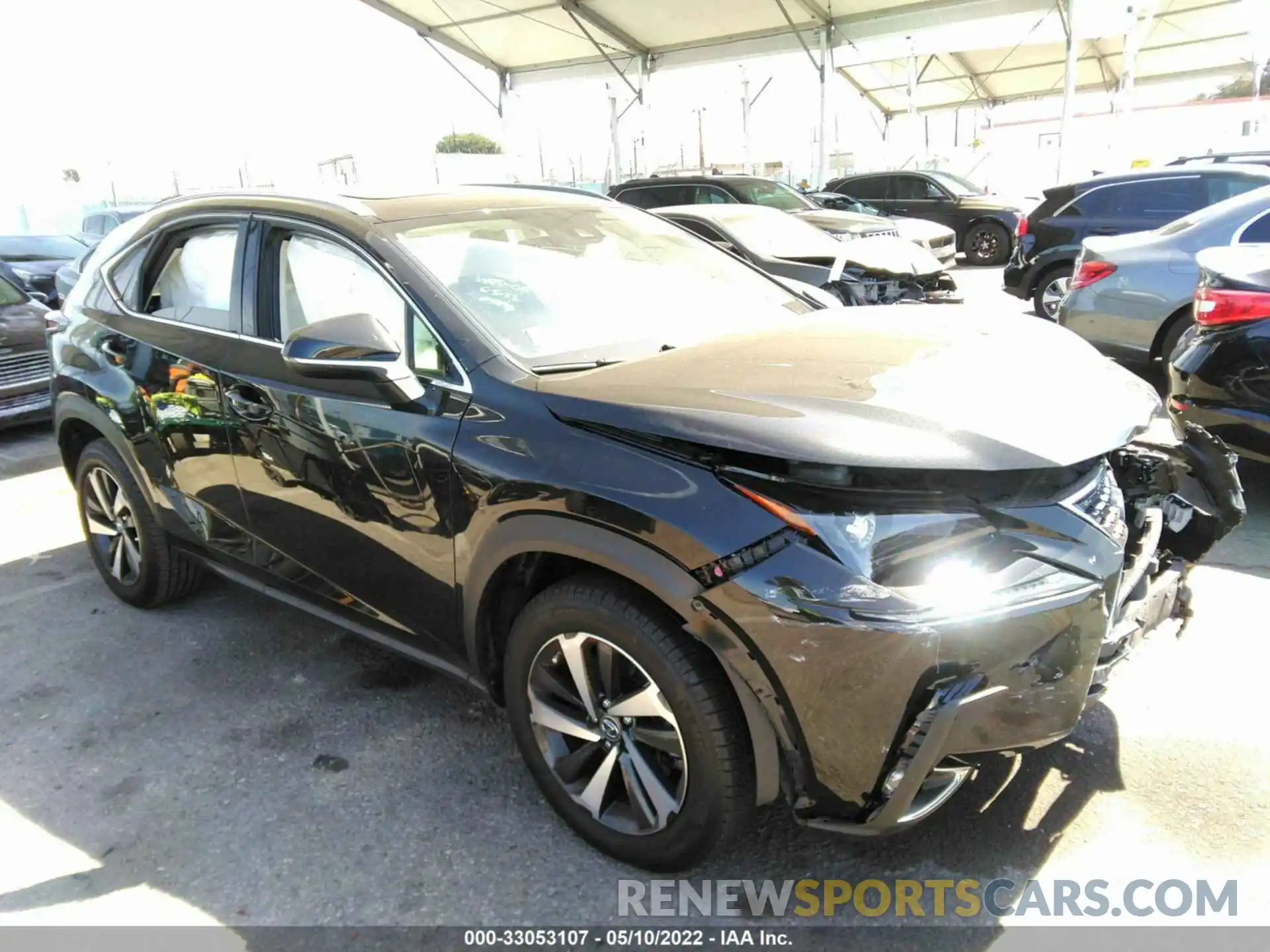 1 Photograph of a damaged car JTJGARBZ9M2182896 LEXUS NX 2021