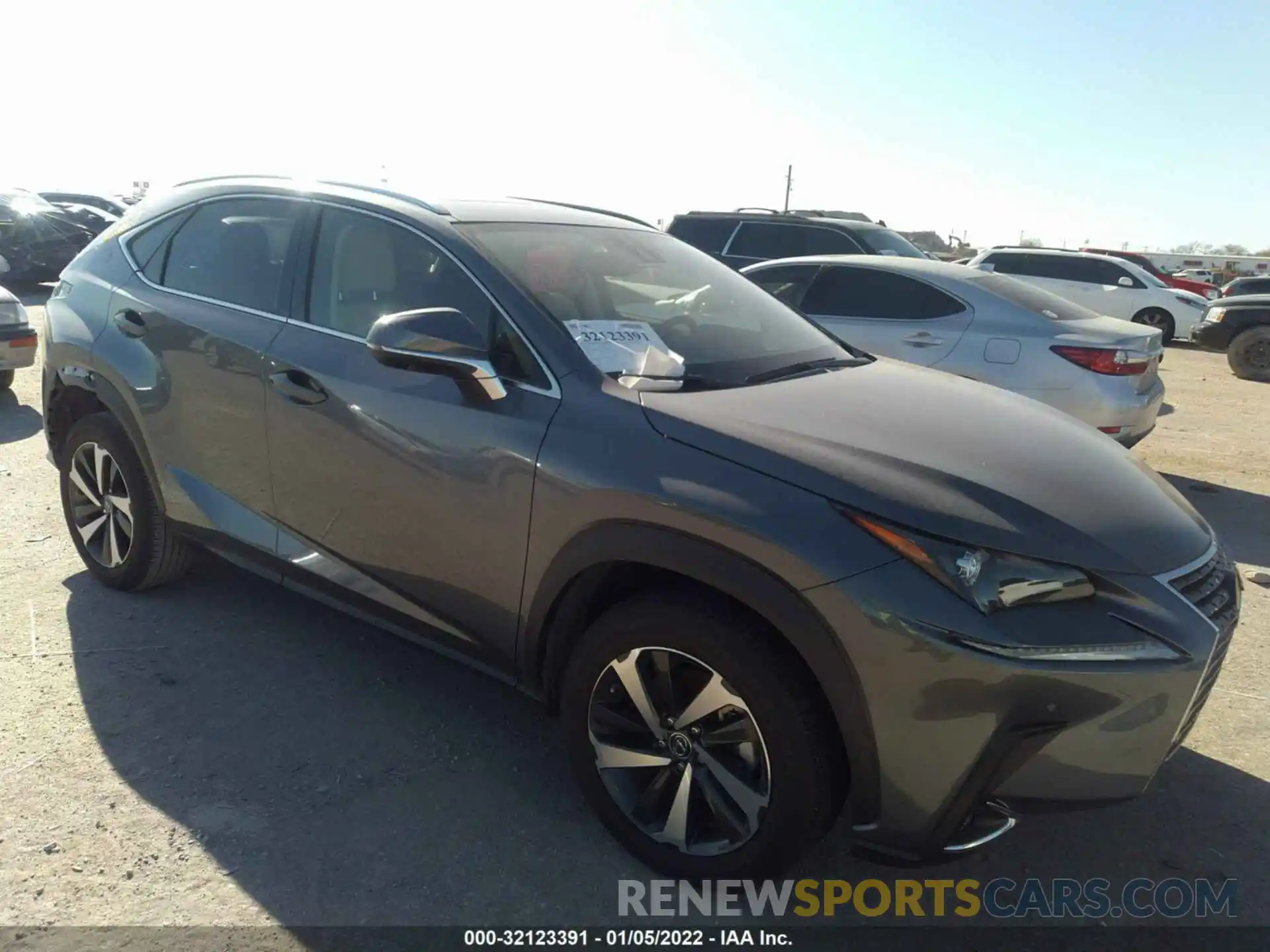 1 Photograph of a damaged car JTJGARBZ9M2183384 LEXUS NX 2021