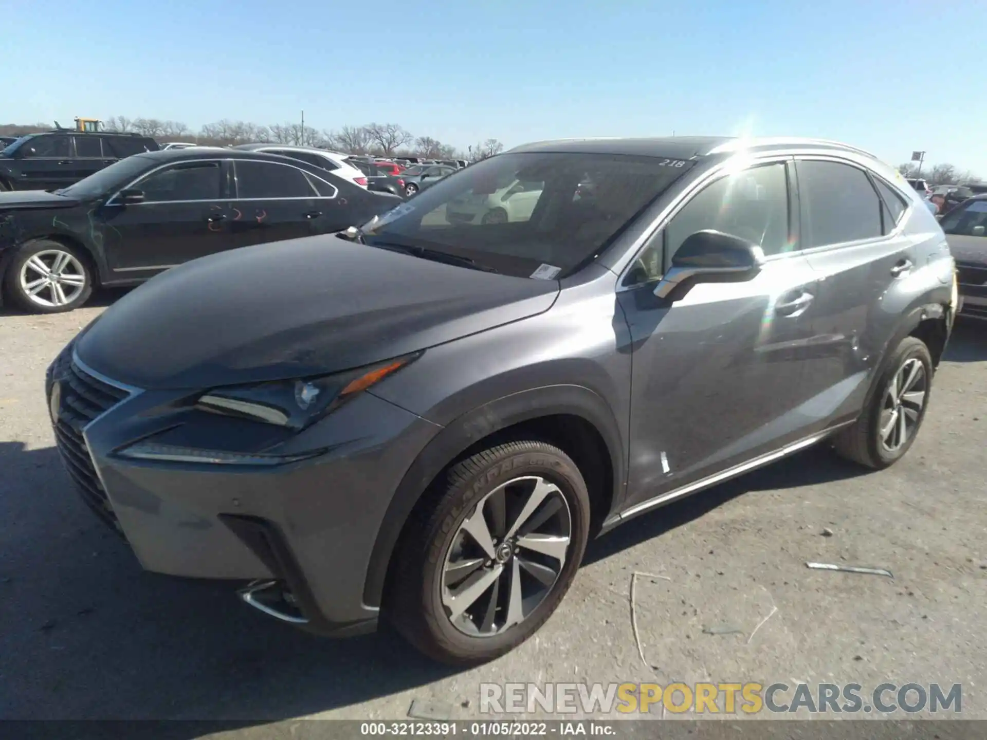 2 Фотография поврежденного автомобиля JTJGARBZ9M2183384 LEXUS NX 2021