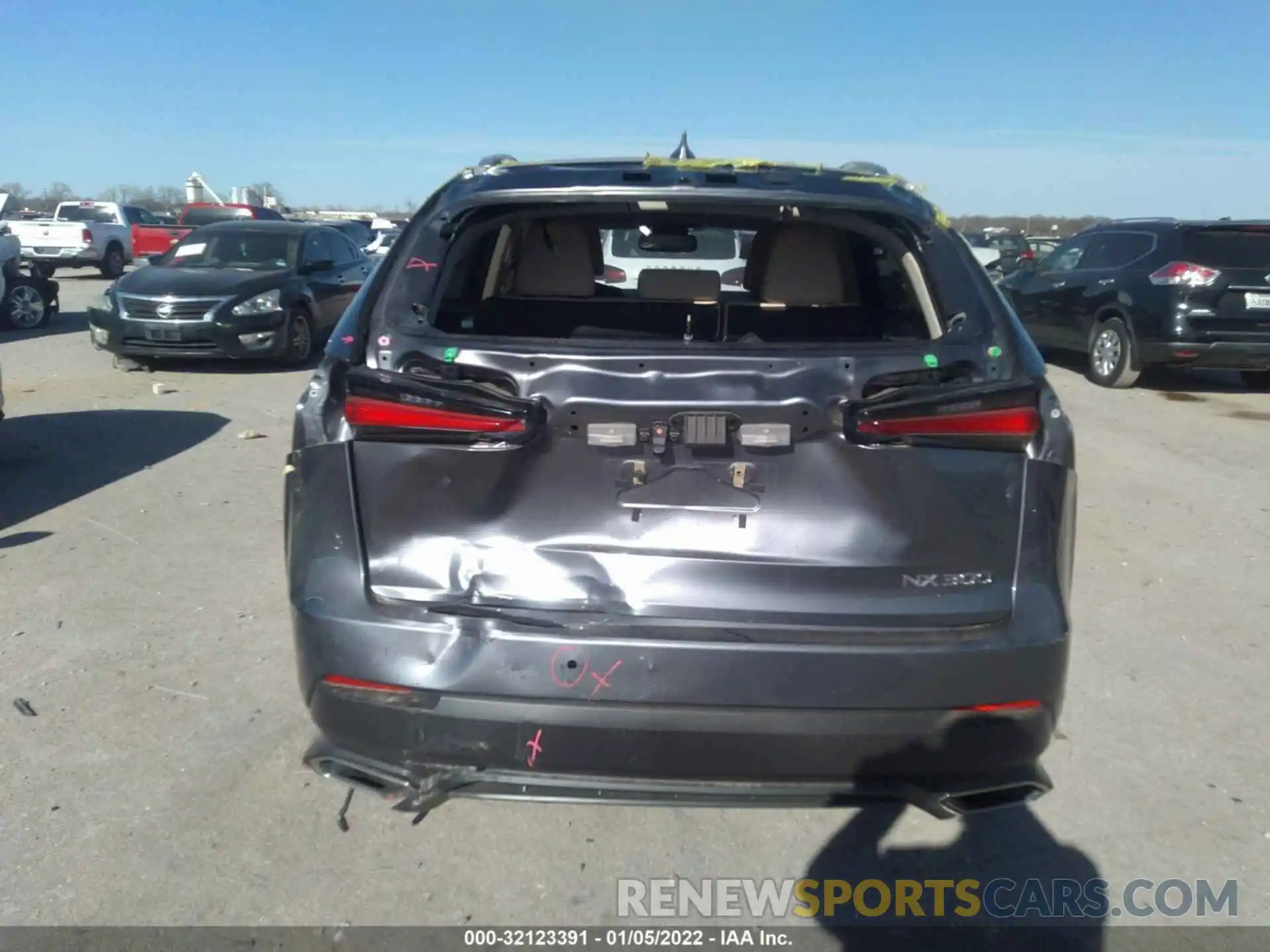 6 Photograph of a damaged car JTJGARBZ9M2183384 LEXUS NX 2021