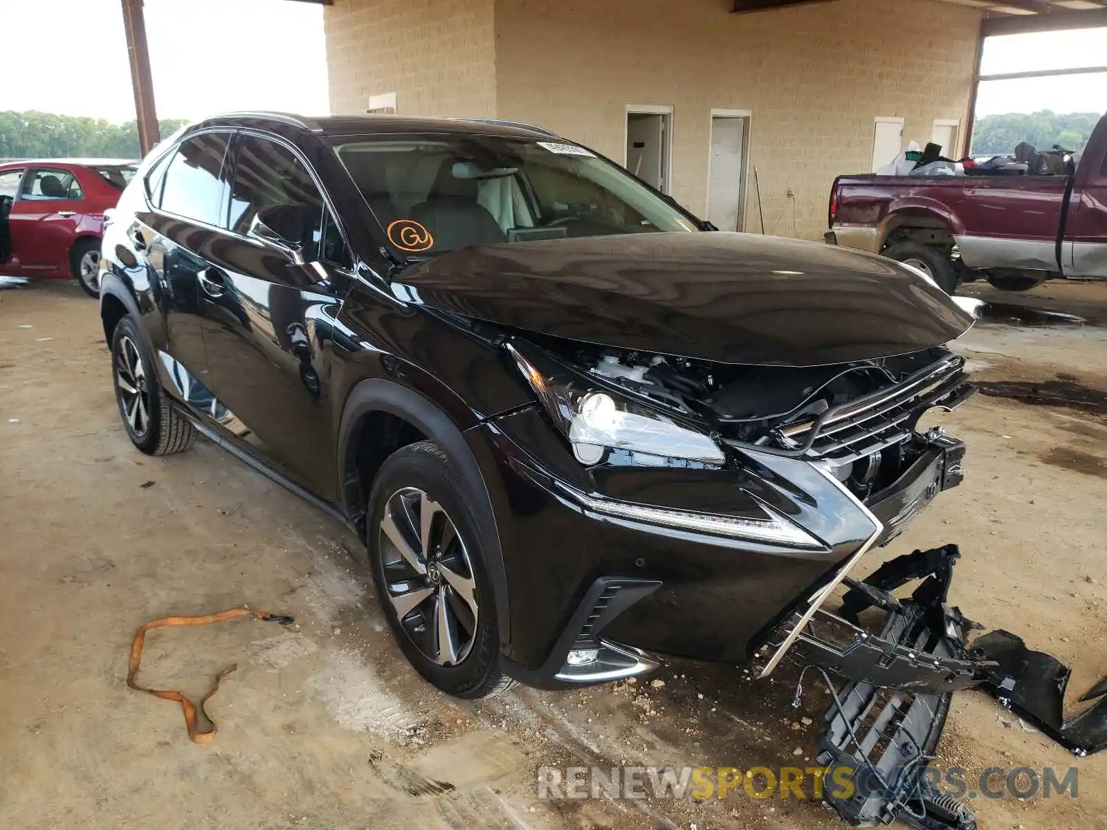 1 Photograph of a damaged car JTJGARBZ9M2193493 LEXUS NX 2021